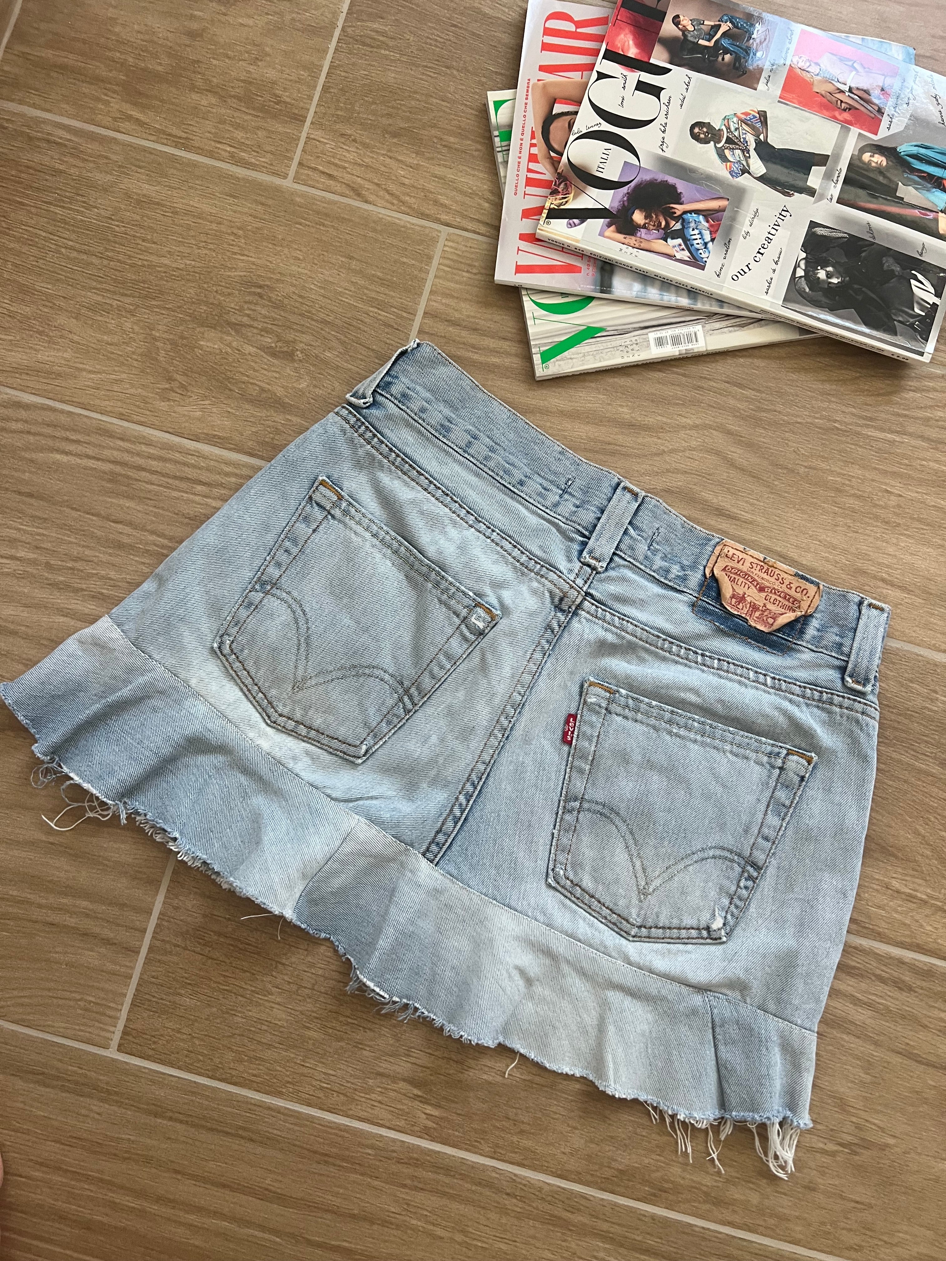 Mini Gonna anni 2000 Levi’s custom