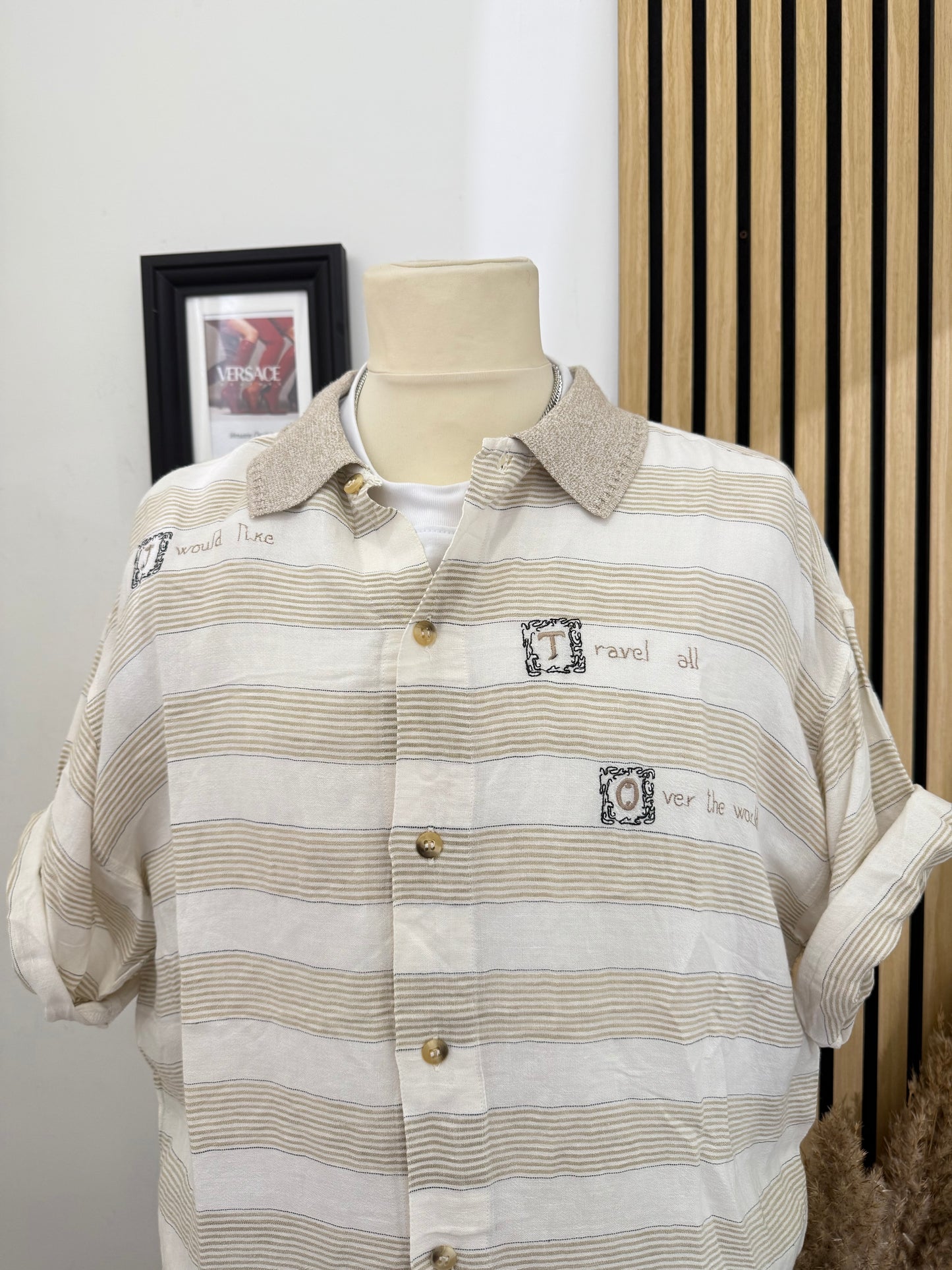 Camicia Vintage cropped fit