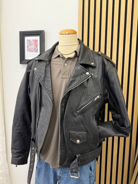 Chiodo in vera pelle, unisex