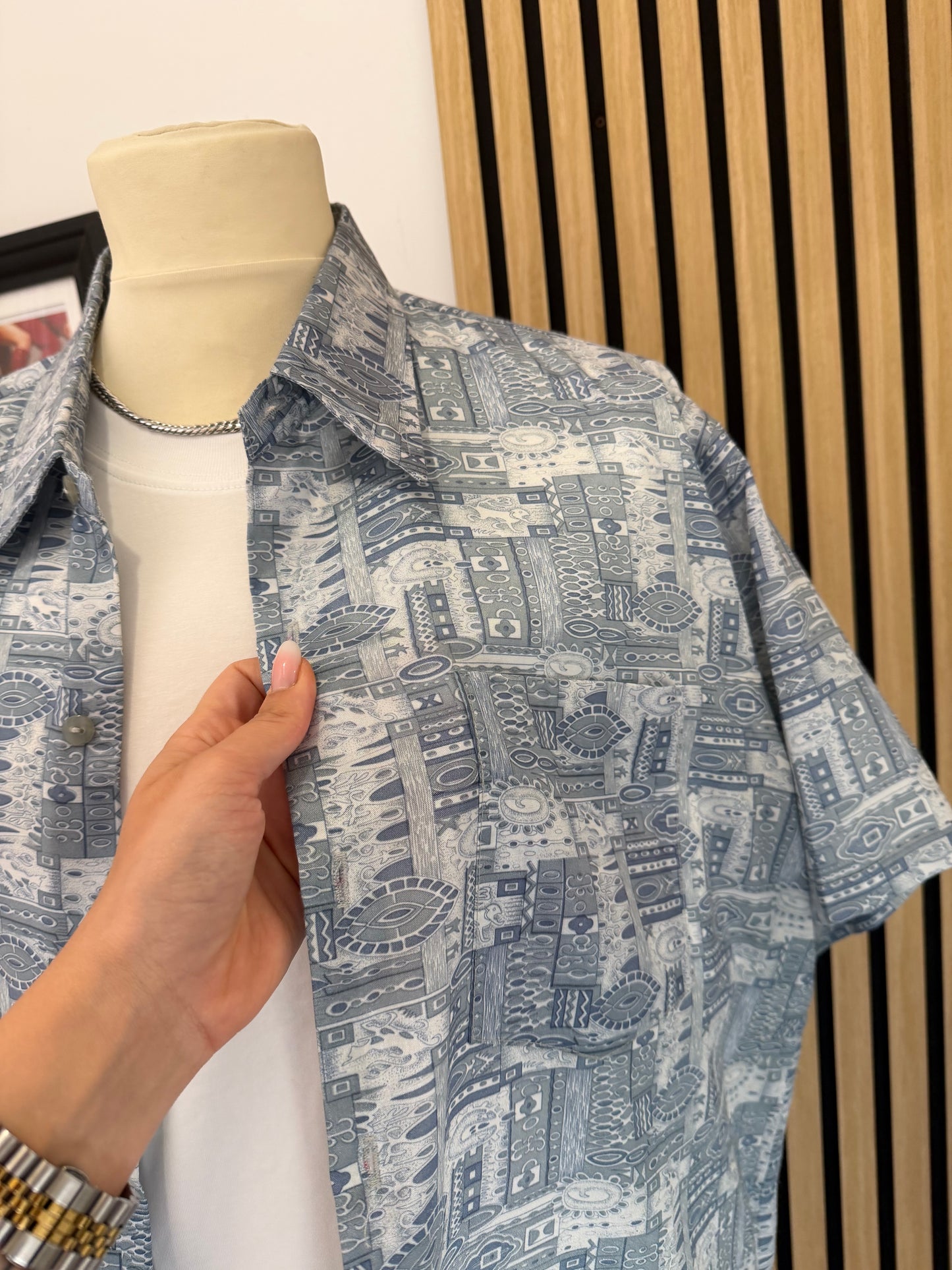 Camicia vintage in seta thailandese