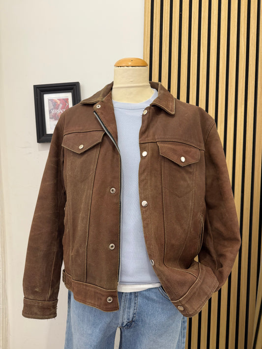 Giacca in Vera Pelle unisex Trapuntata