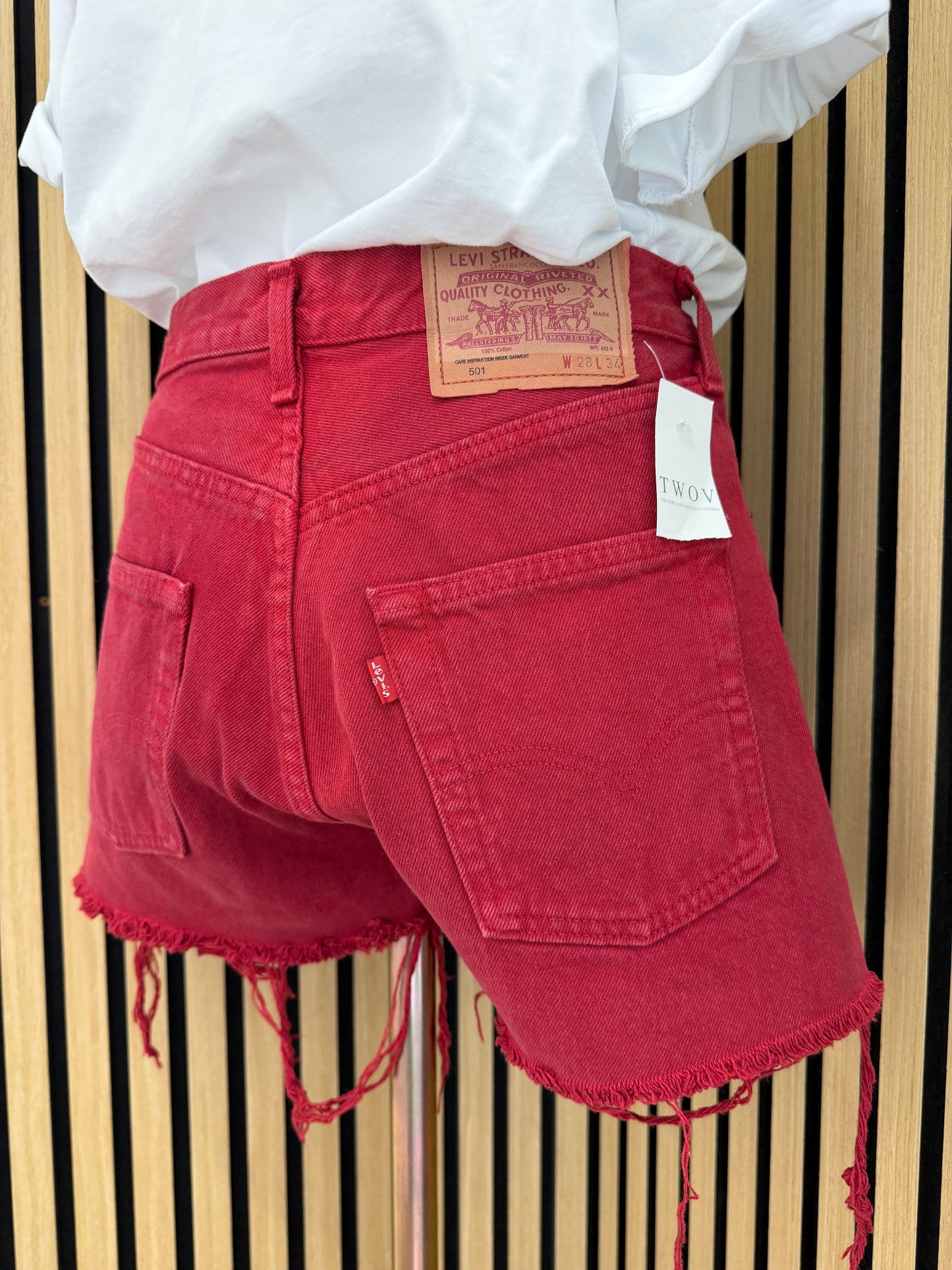Shorts in Denim Levi's 501 Custom tg. 40 ita