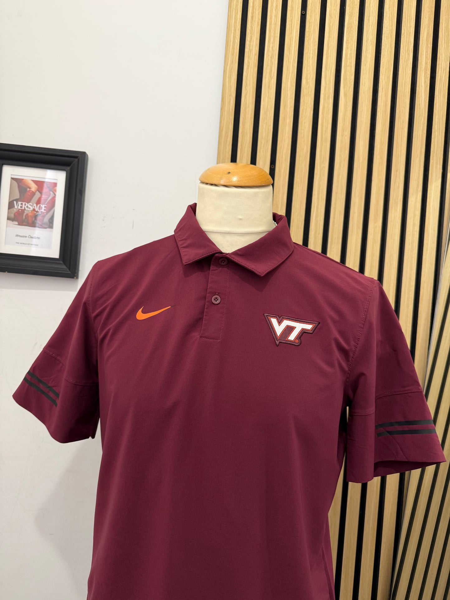 Polo Nike Dri-FIT Virginia Tech Hokies - Maroon
