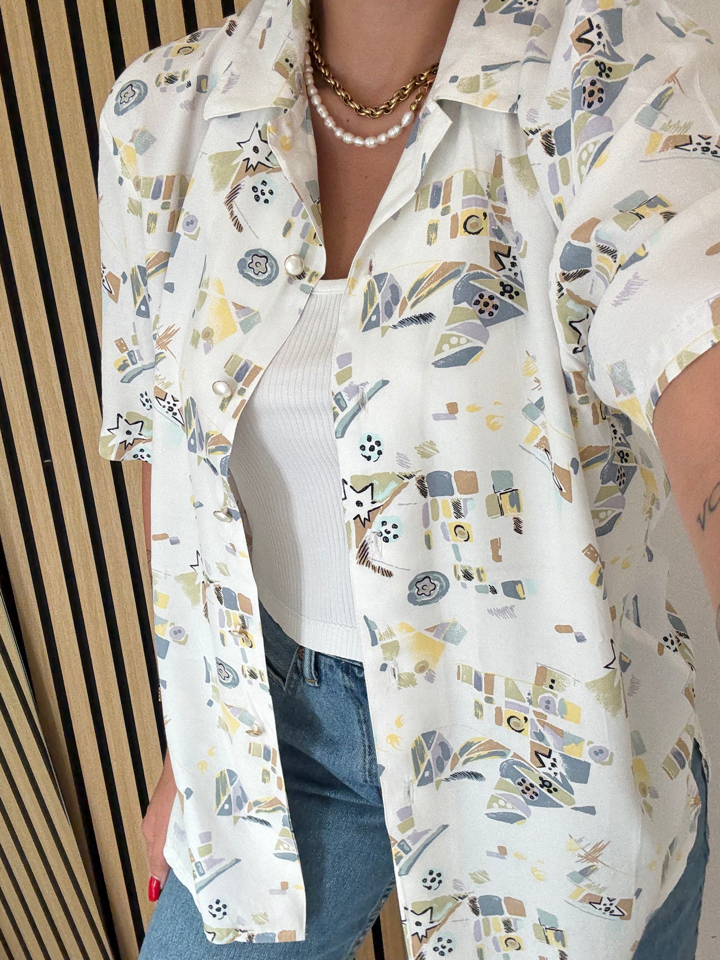 Camicia Vintage a fantasia