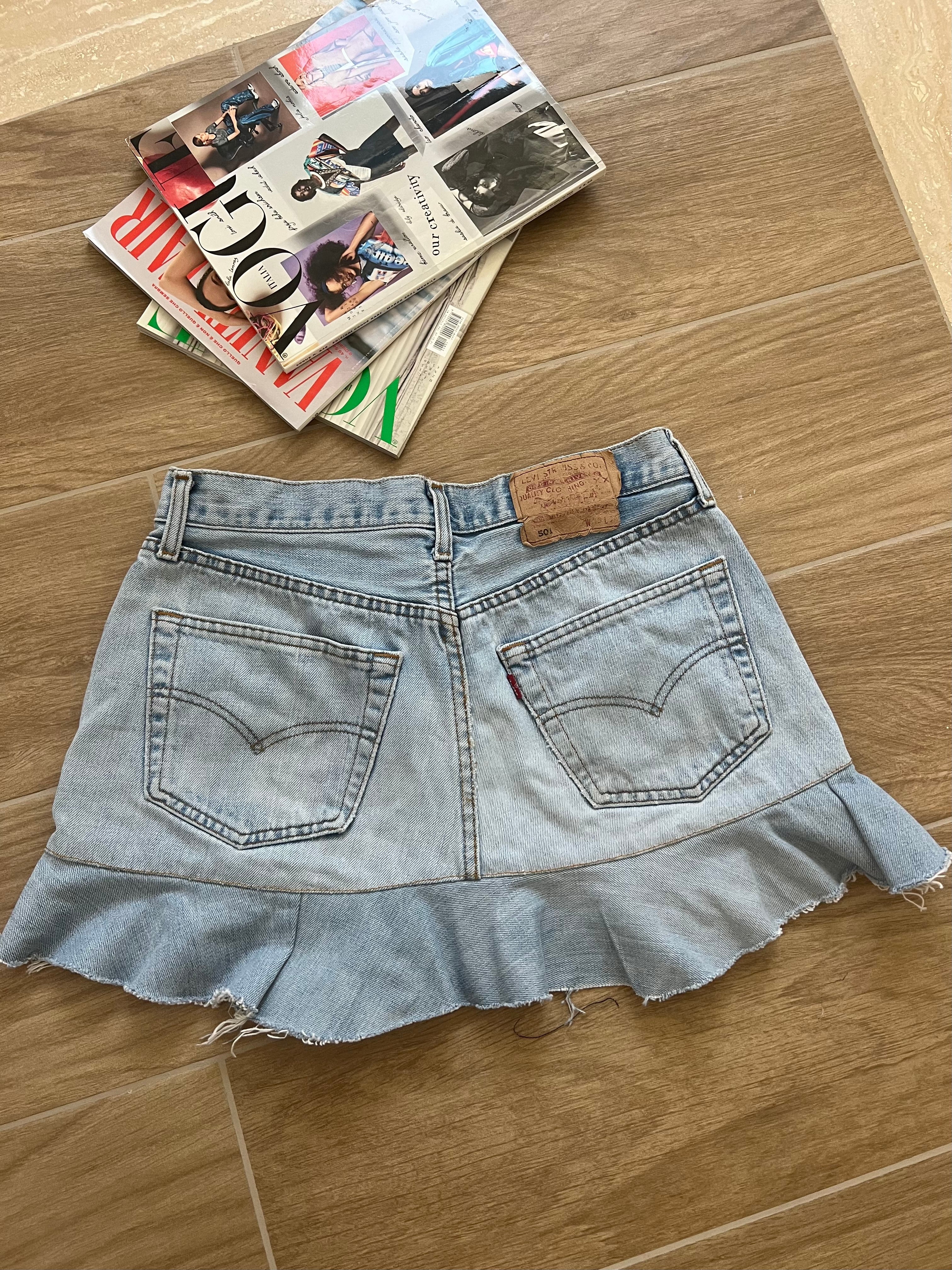 Mini Gonna anni 2000 Levi’s custom