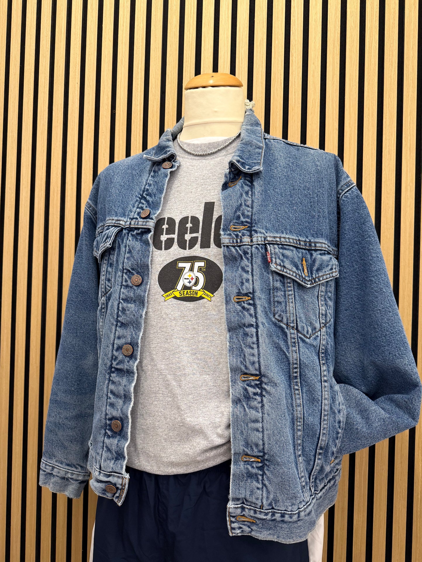 Giacca Levis in Denim imbottita unisex