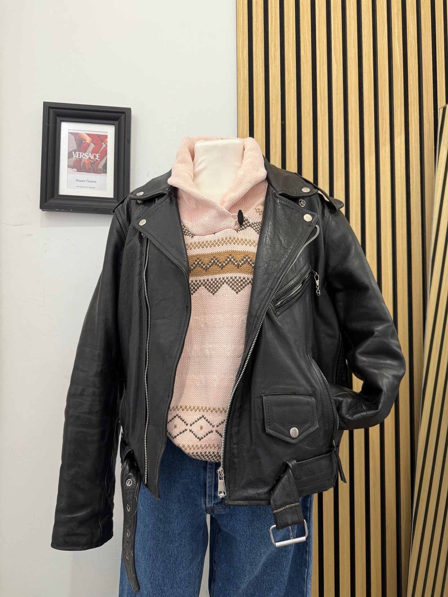 Chiodo in vera pelle