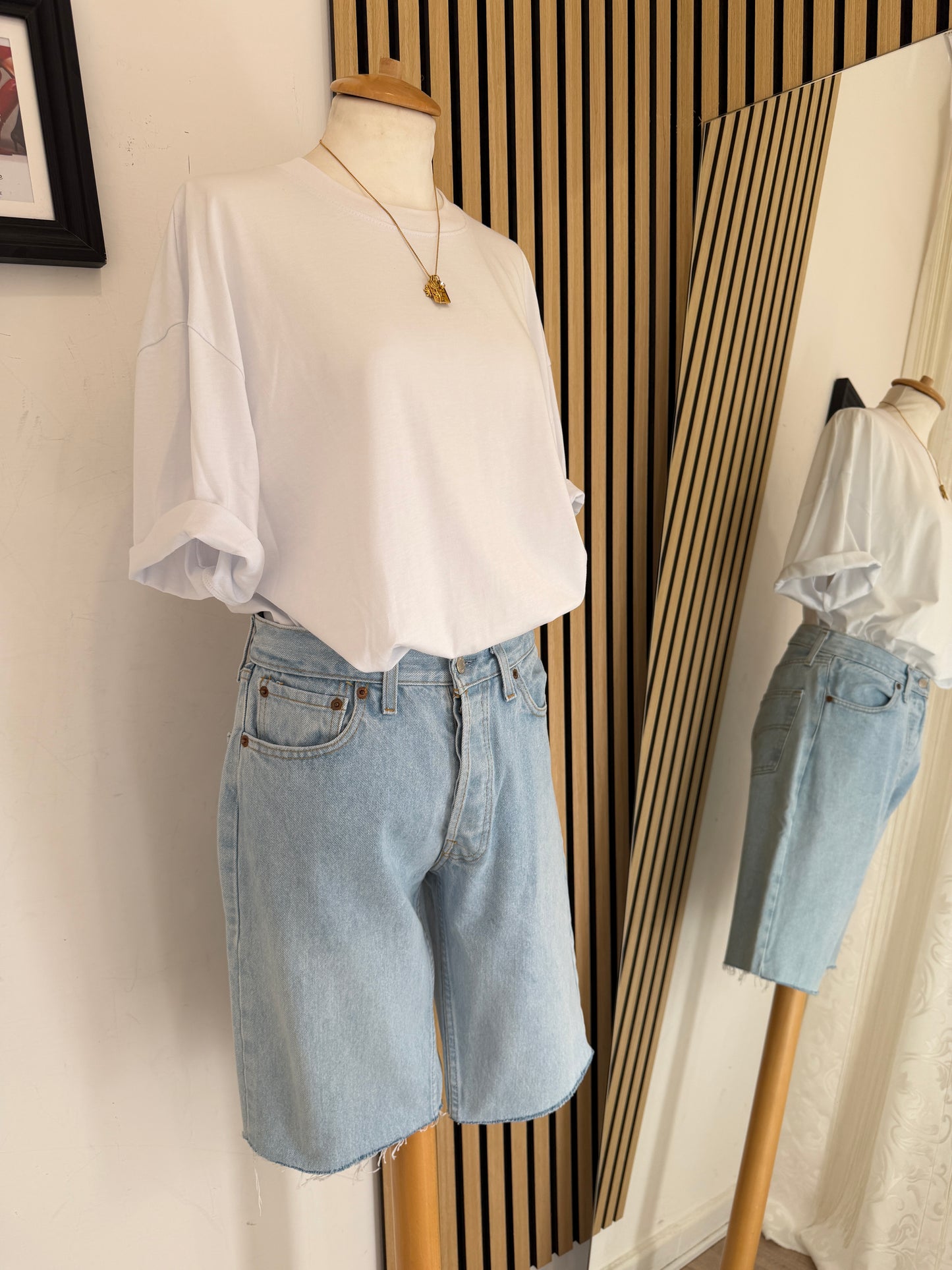 Bermuda Capri in Denim Levi's® 512™ Slim Fit Vintage 42IT