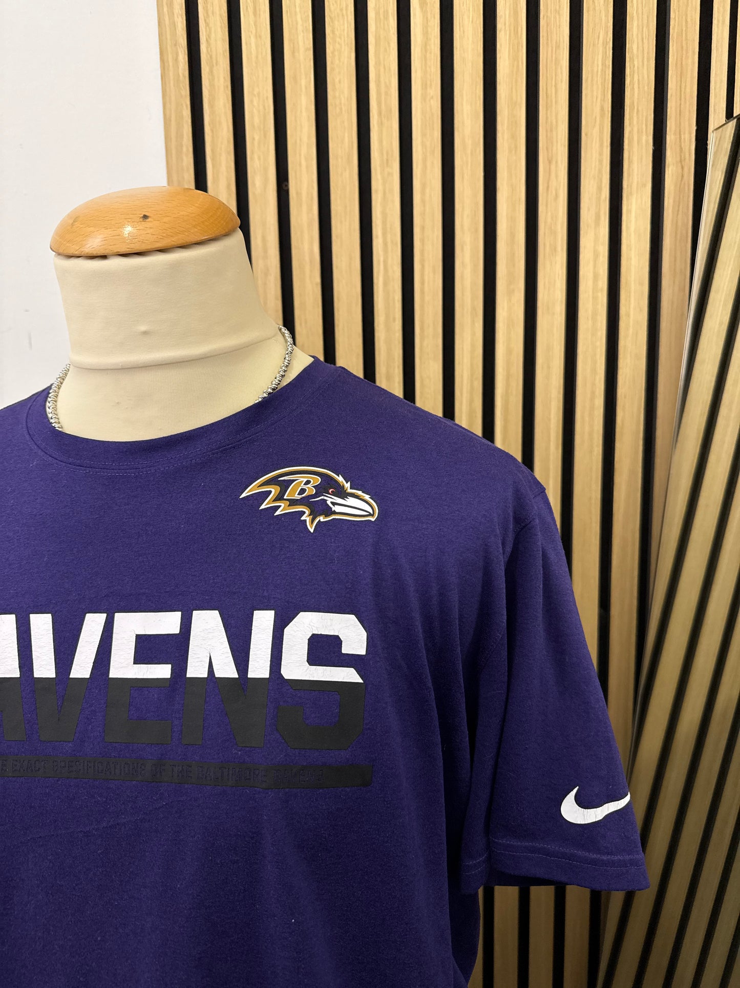 T-shirt tecnica Nike Dri-FIT NFL dei Baltimore Ravens