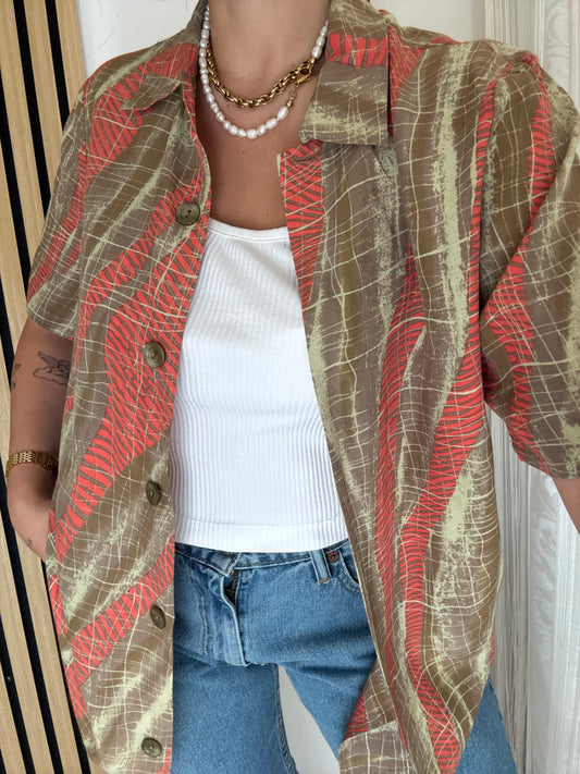 Camicia Vintage a fantasia