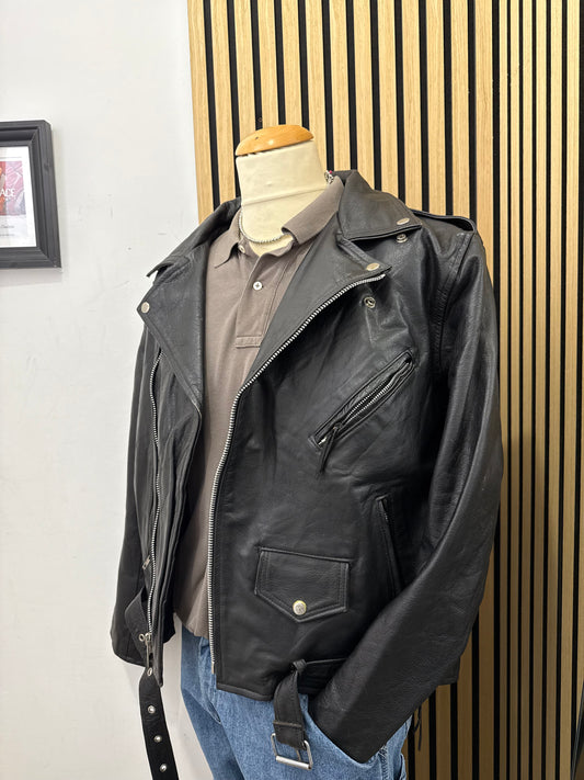 Chiodo in vera pelle, unisex