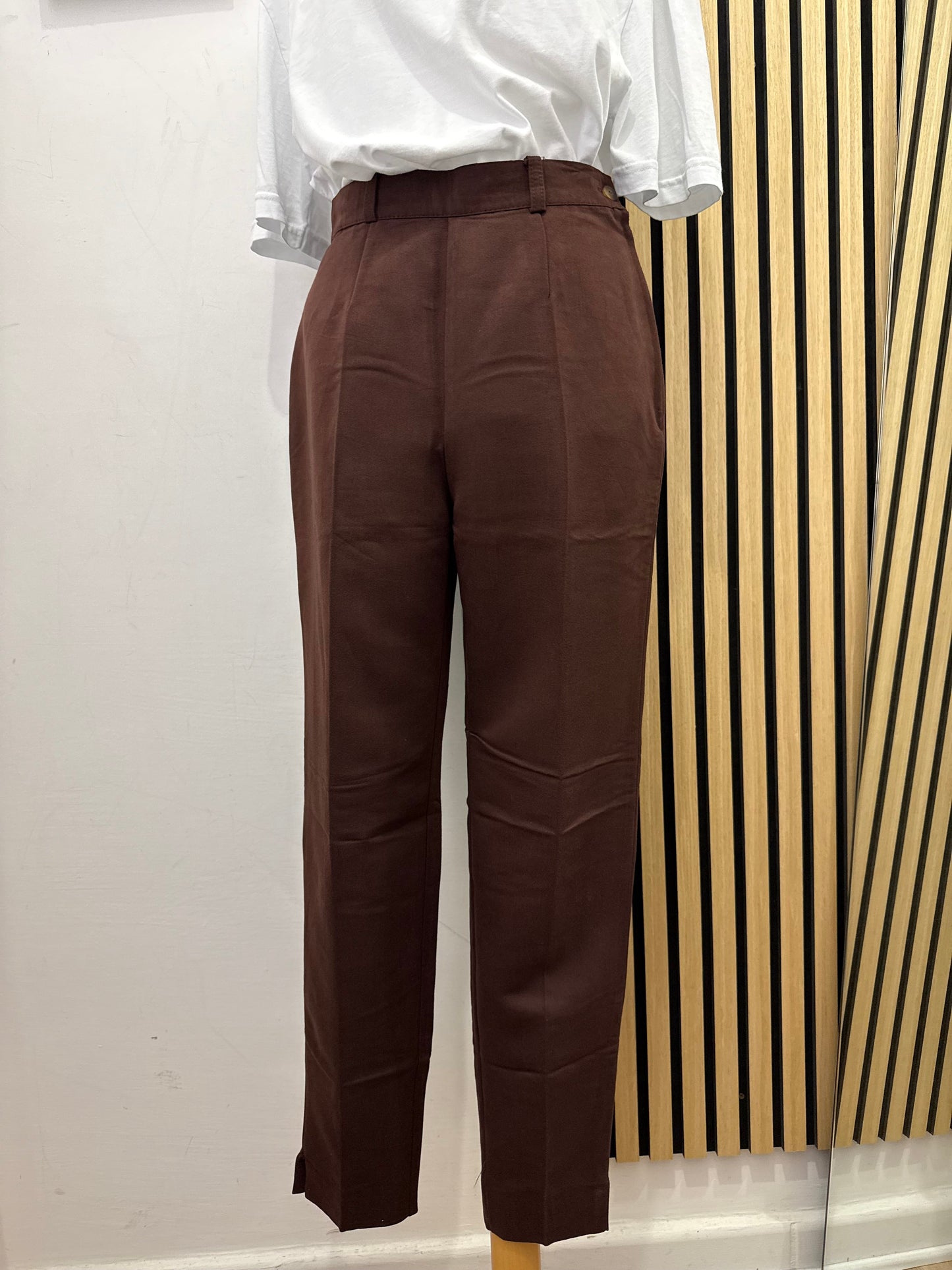 Pantaloni Casual Sartoriale Vintage Marroni