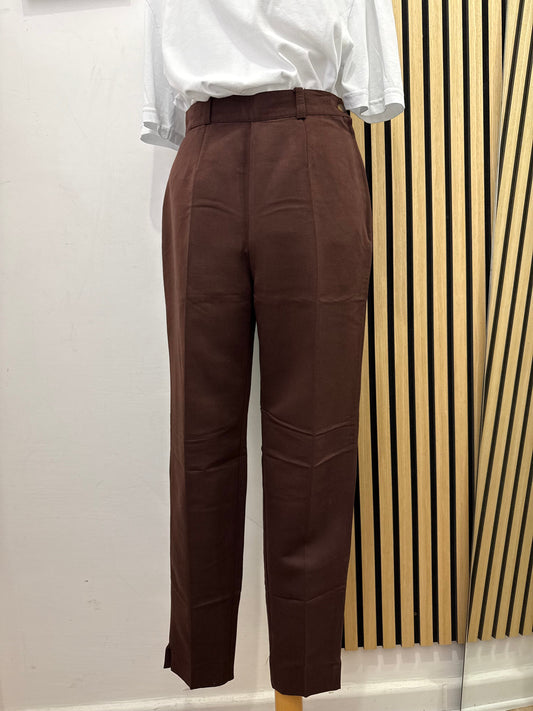 Pantaloni Casual Sartoriale Vintage Marroni