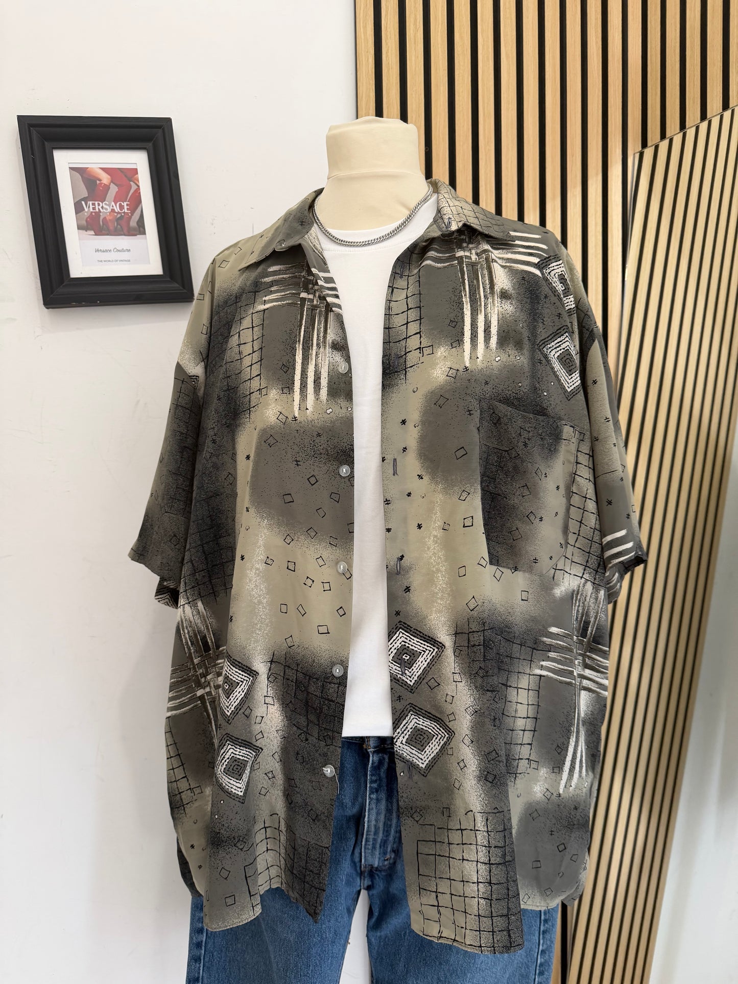 Camicia Vintage a fantasia XXL