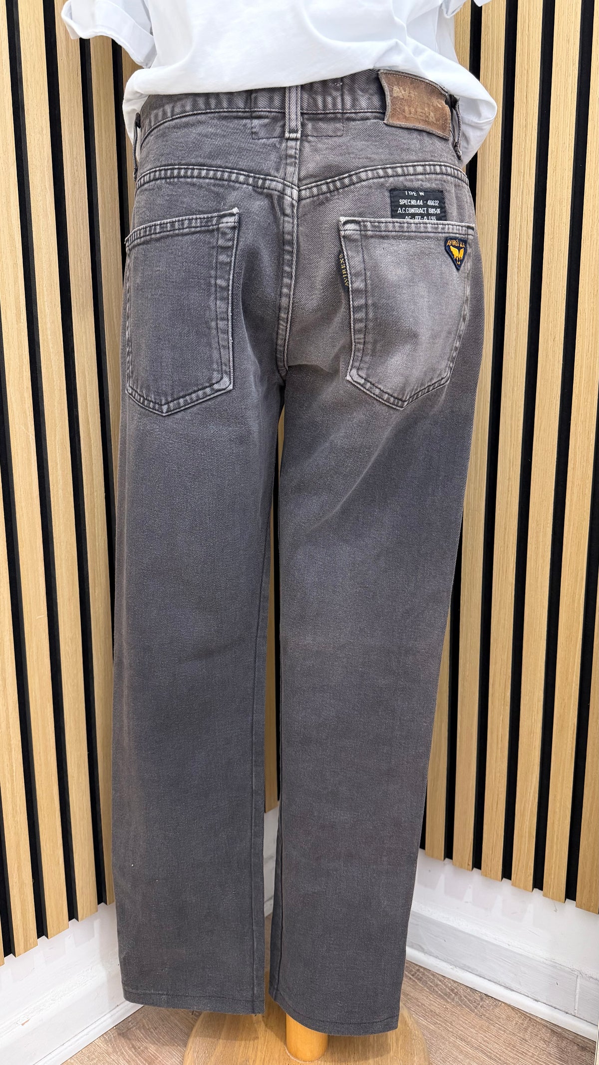 Jeans Avirex USA Vintage Taglia W31 Denim Grigio tg 44 ita