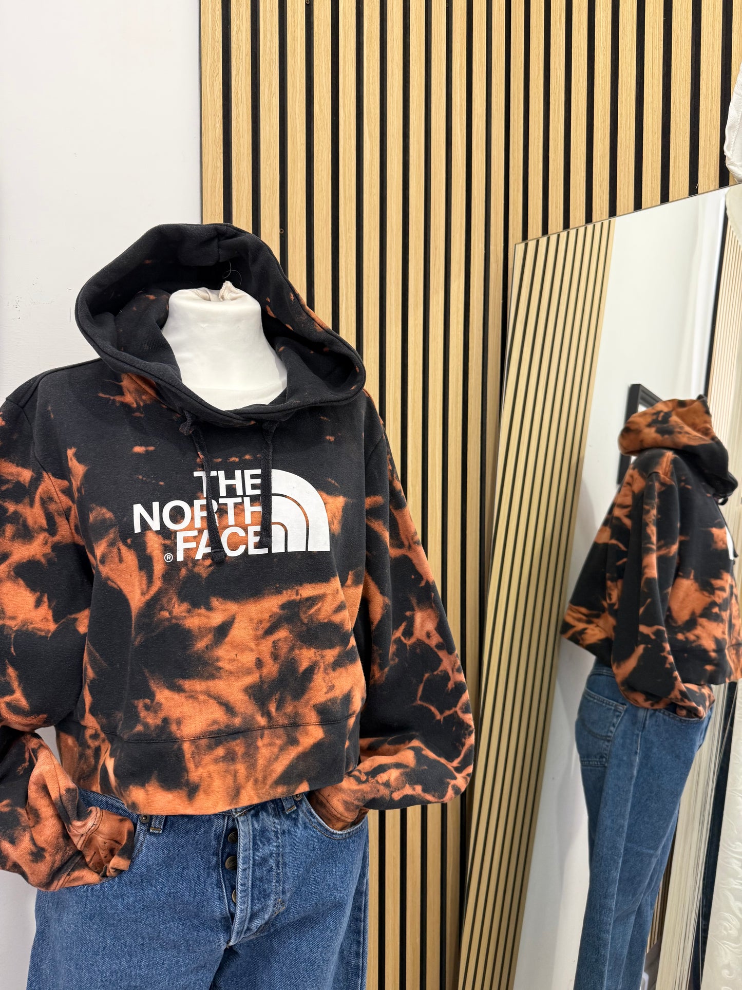 Felpa The north Face Crop tie dye