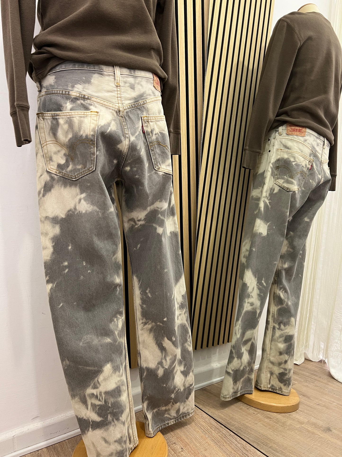 Jeans Levi’s 505 Custom "Acid Wash" – W34 L34