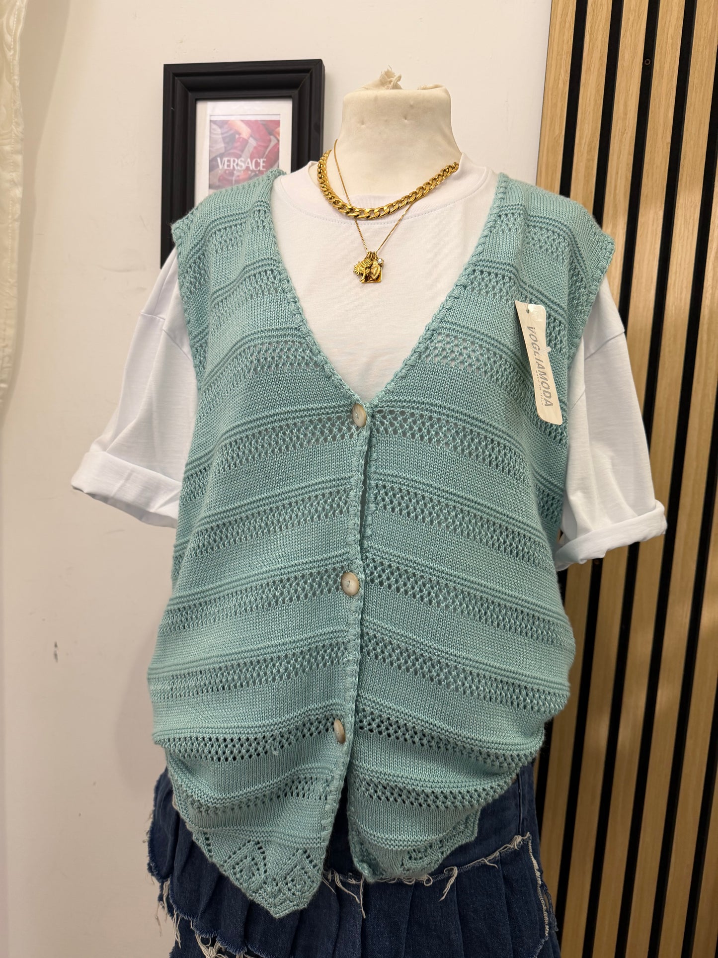 Gilet in Filo Vintage (Nuovo etichettato)