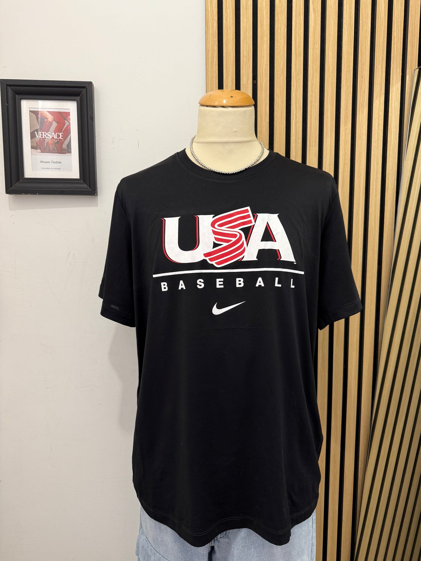 T-Shirt USA Baseball Nike Vintage