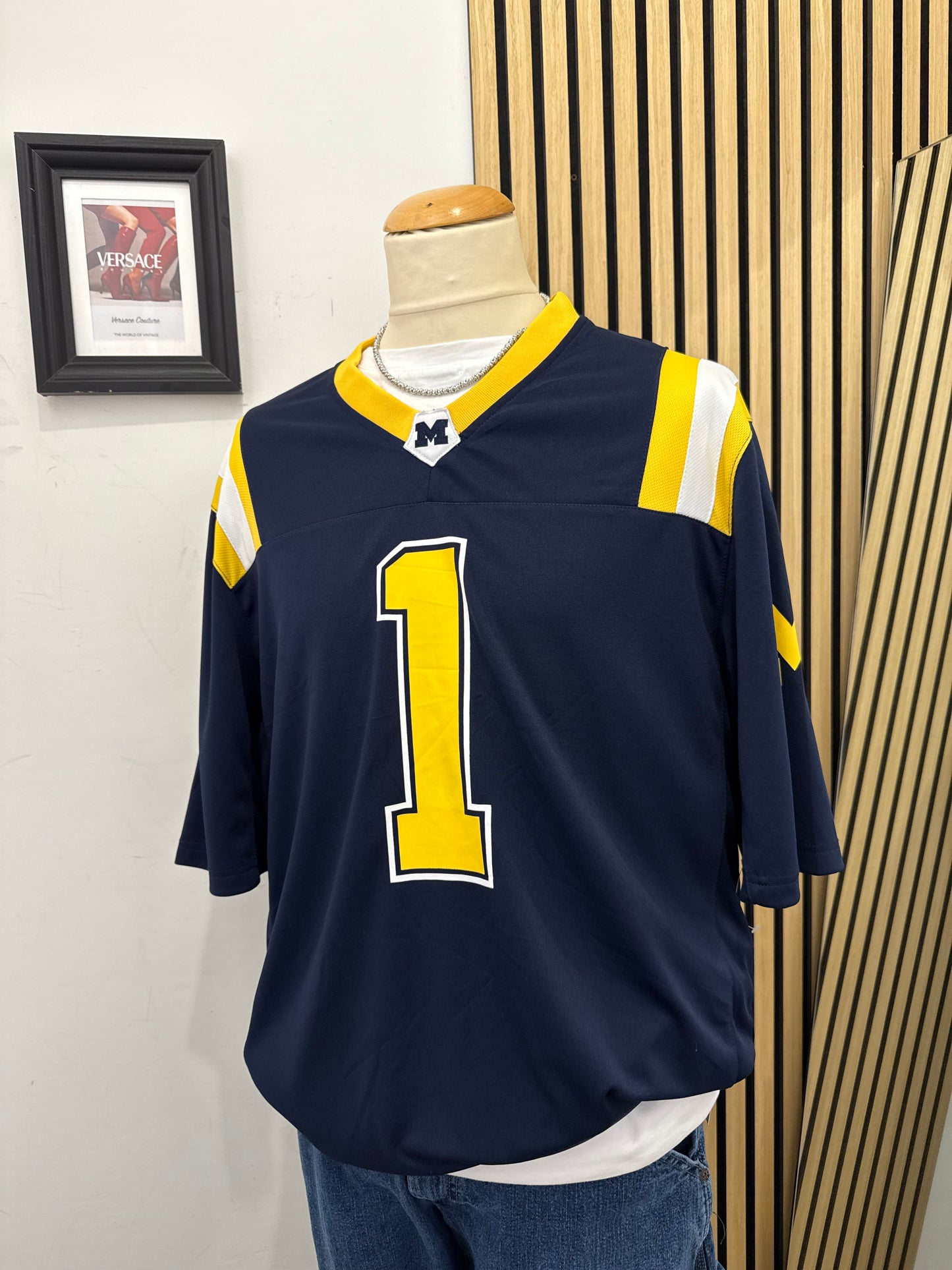 Maglia Michigan Vintage Colosseum Numero 1 - Taglia L