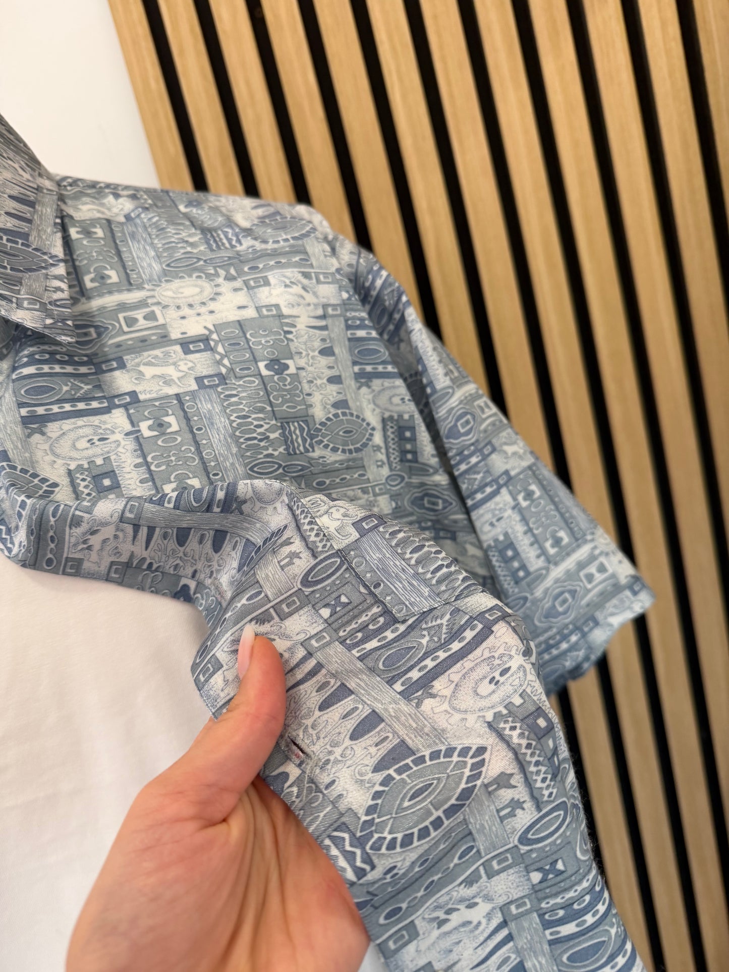 Camicia vintage in seta thailandese