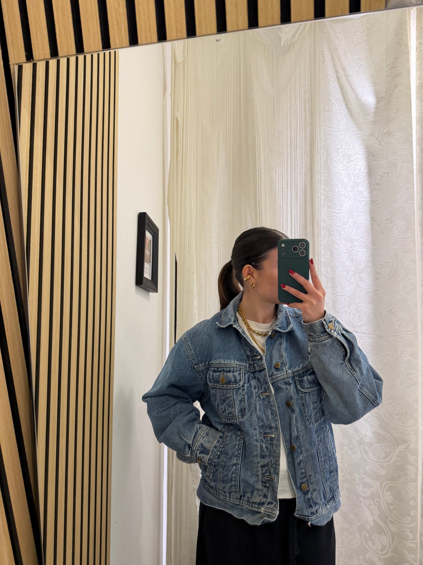 Wrangler Sport — Giacca di Jeans Imbottita in Sherpa | Unisex Vintage