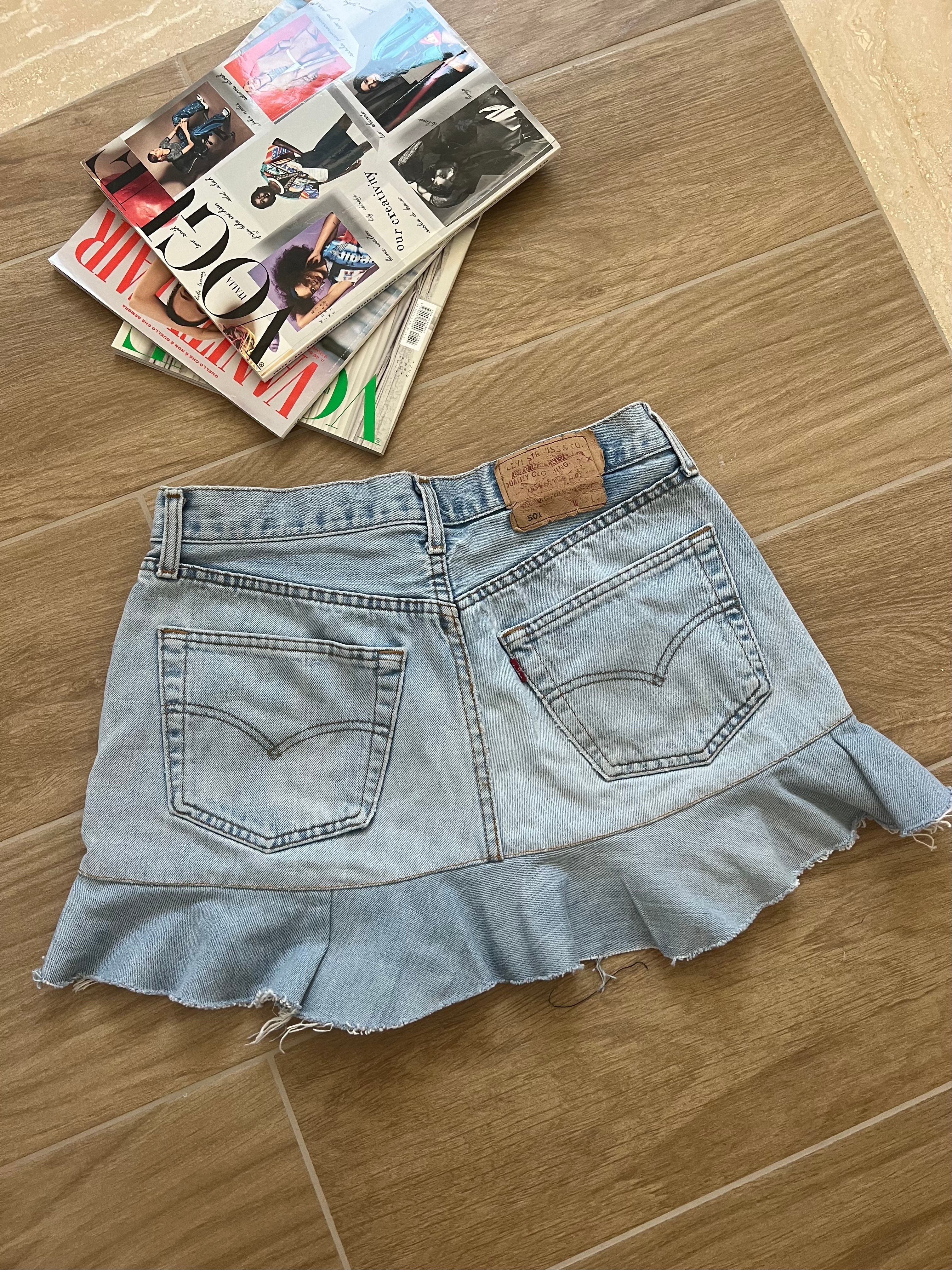 Mini Gonna anni 2000 Levi’s custom