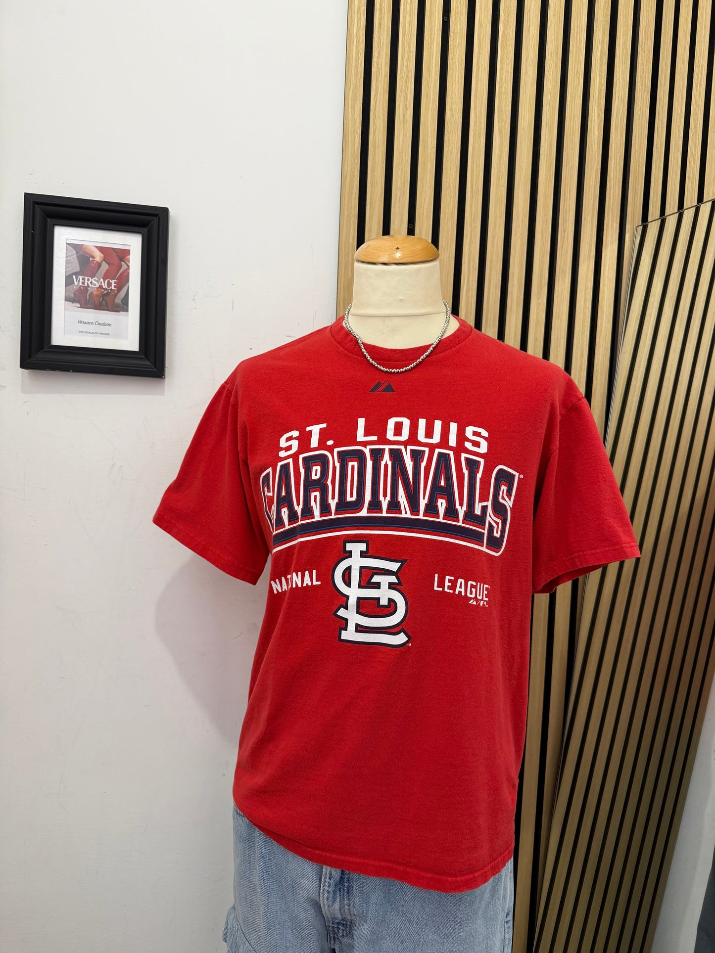 T-shirt vintage St. Louis Cardinals Majestic Athletic
