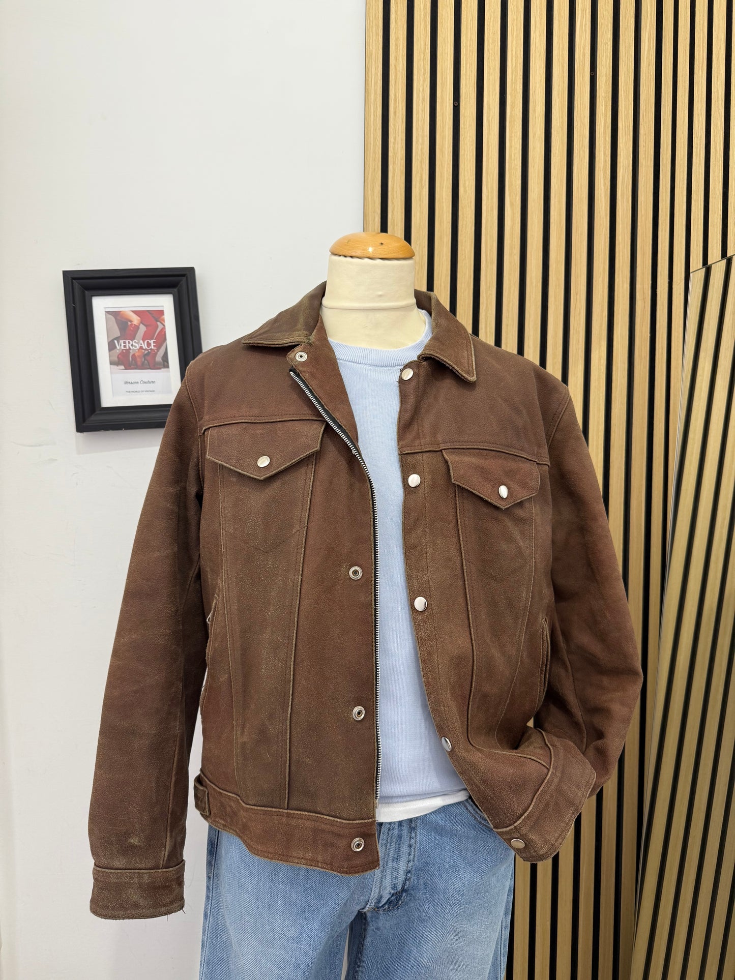 Giacca in Vera Pelle unisex Trapuntata