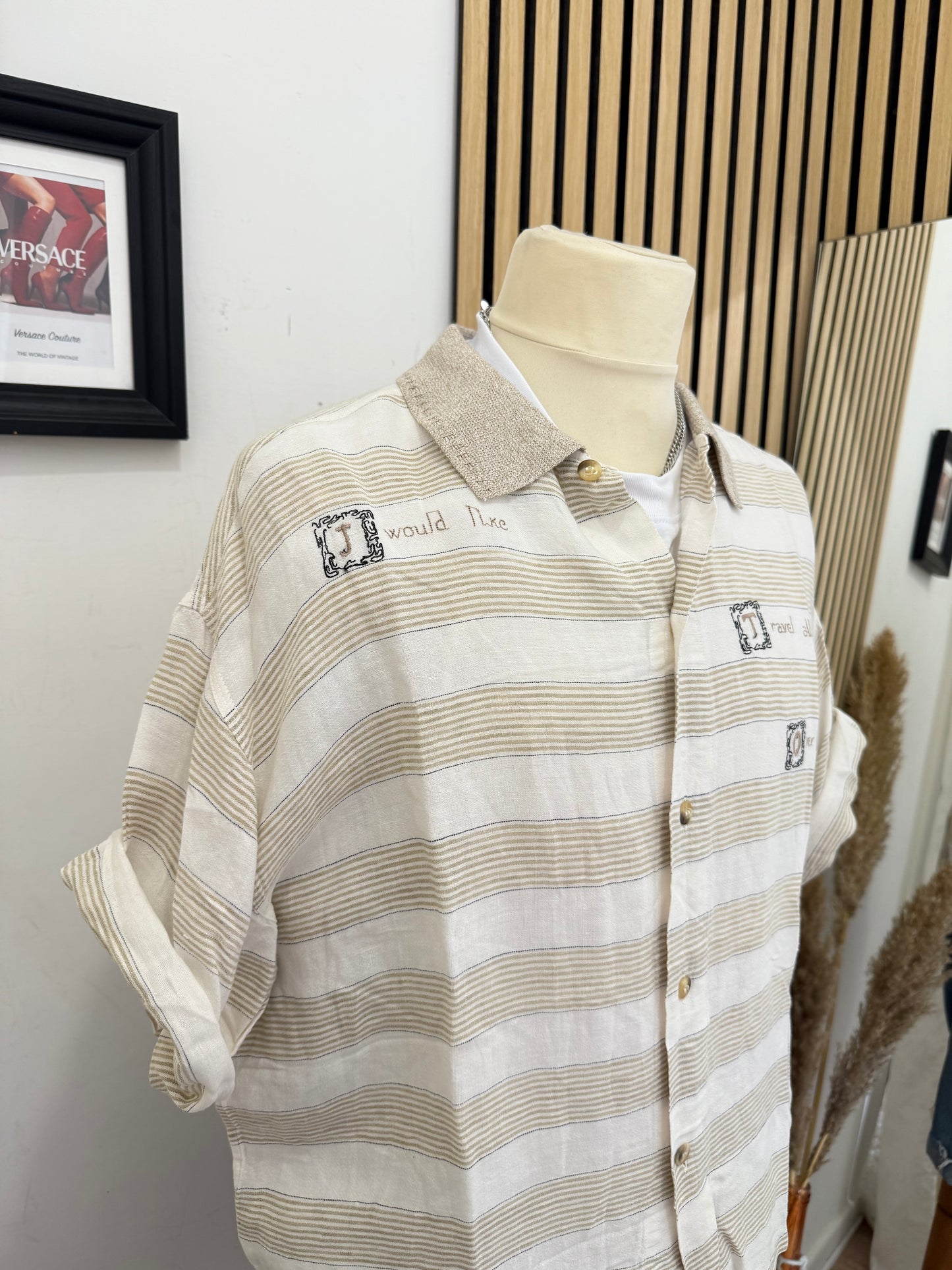 Camicia Vintage cropped fit