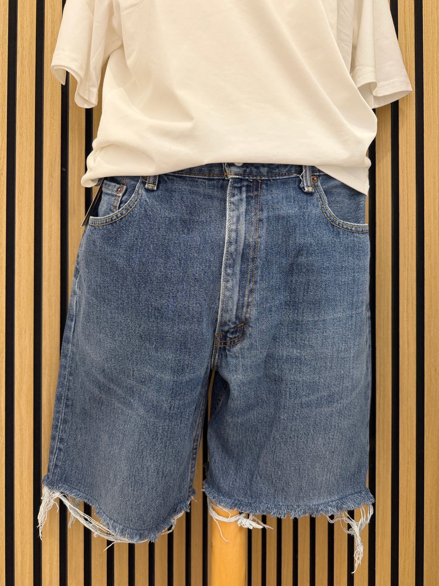 Short di Jeans Levi's 505 Vintage tg 50/52 ita
