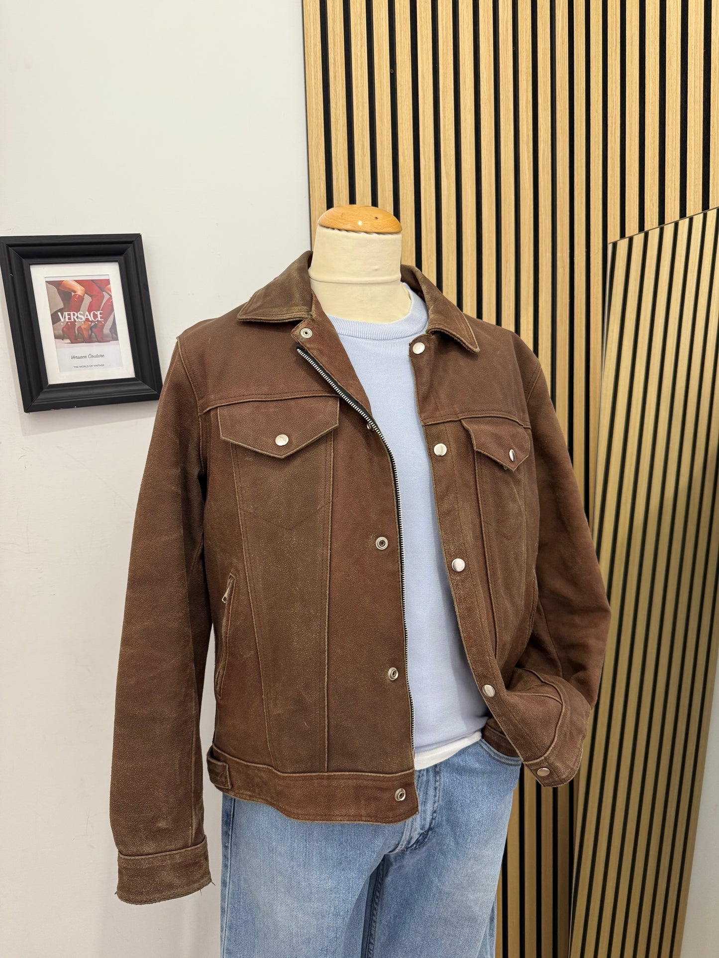 Giacca in Vera Pelle unisex Trapuntata