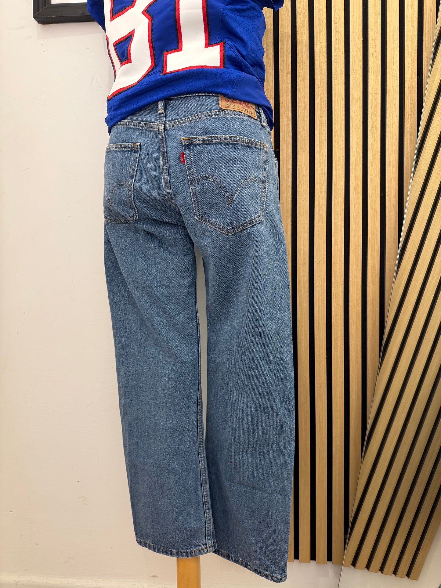 Levi's 505 – Vintage Denim W33 L29 consigliato per 46it — Unisex