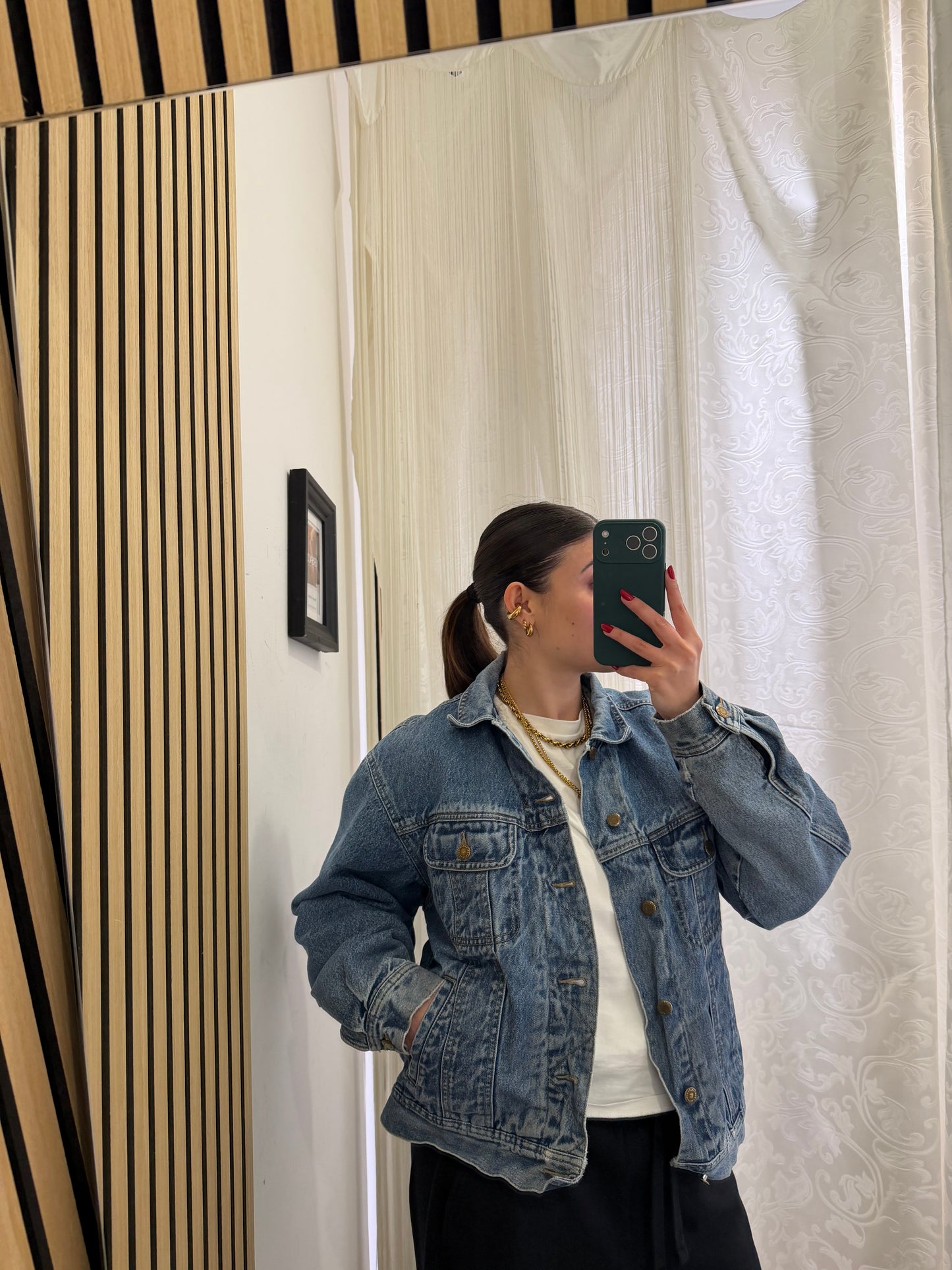 Wrangler Sport — Giacca di Jeans Imbottita in Sherpa | Unisex Vintage