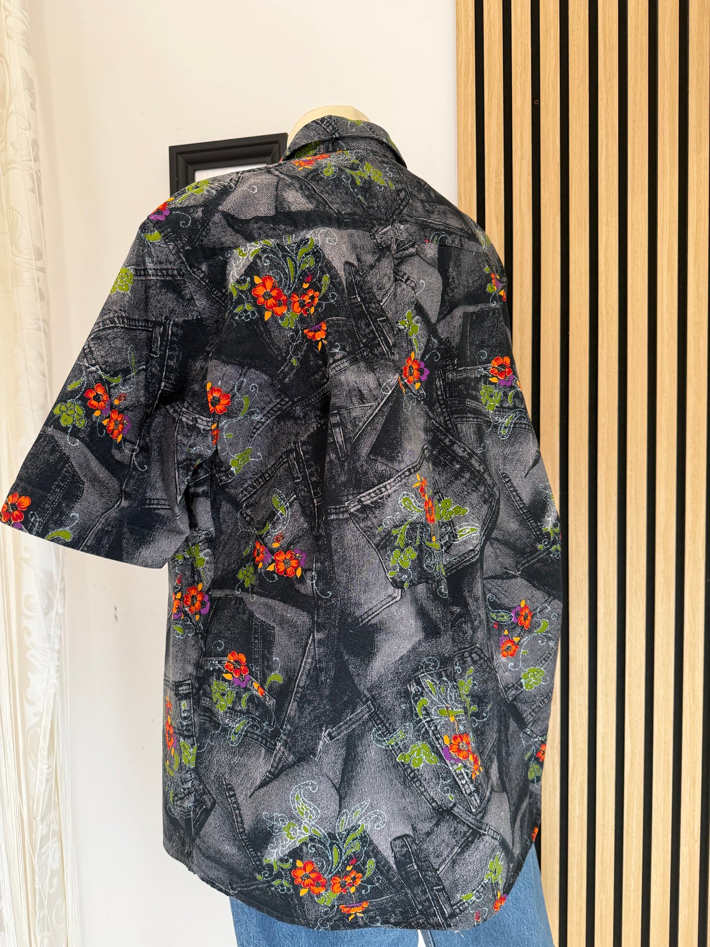 Camicia Vintage a fantasia xXL