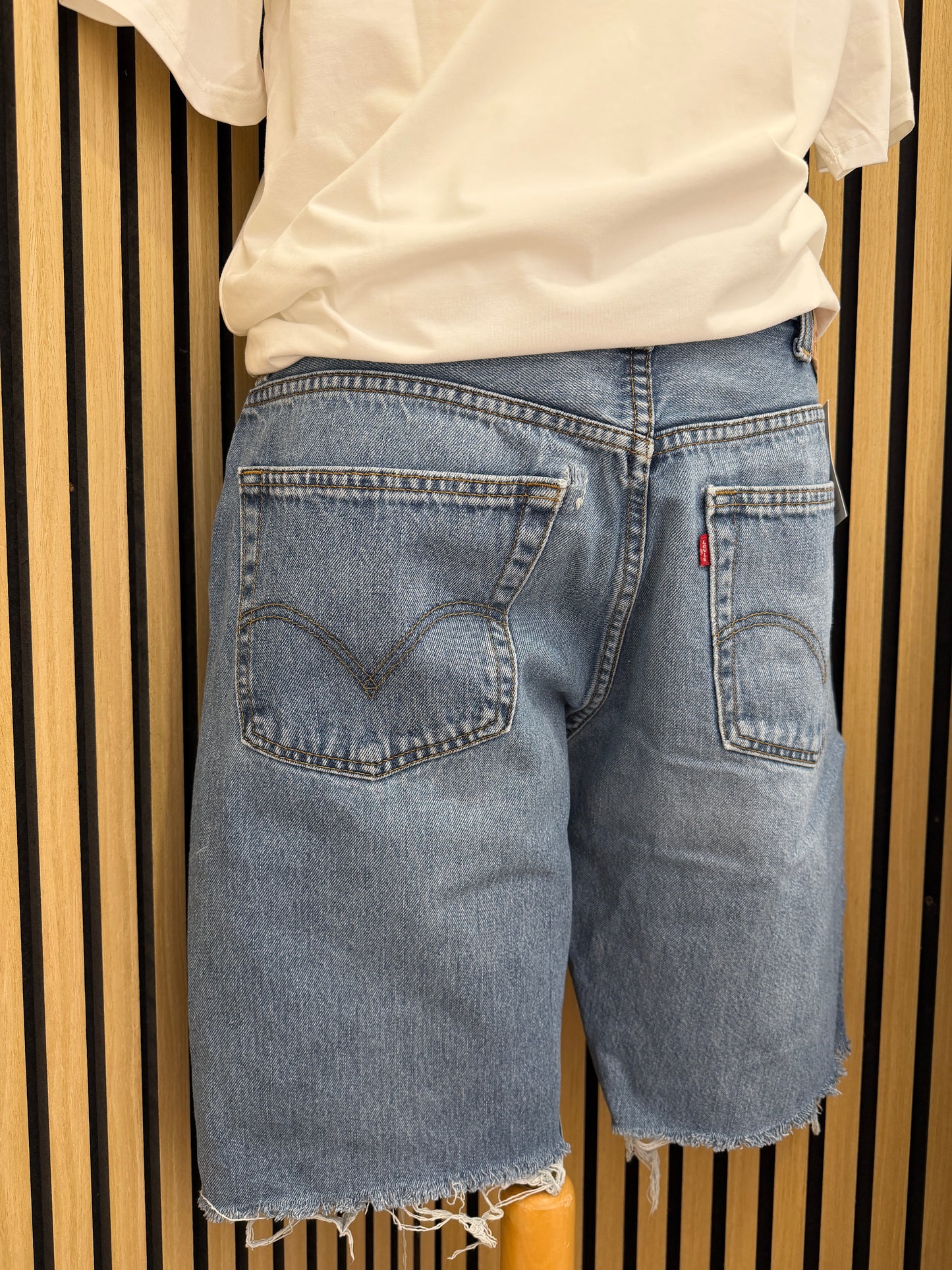 Bermuda in Denim Vintage Levi's 505 tg.50/52 ita