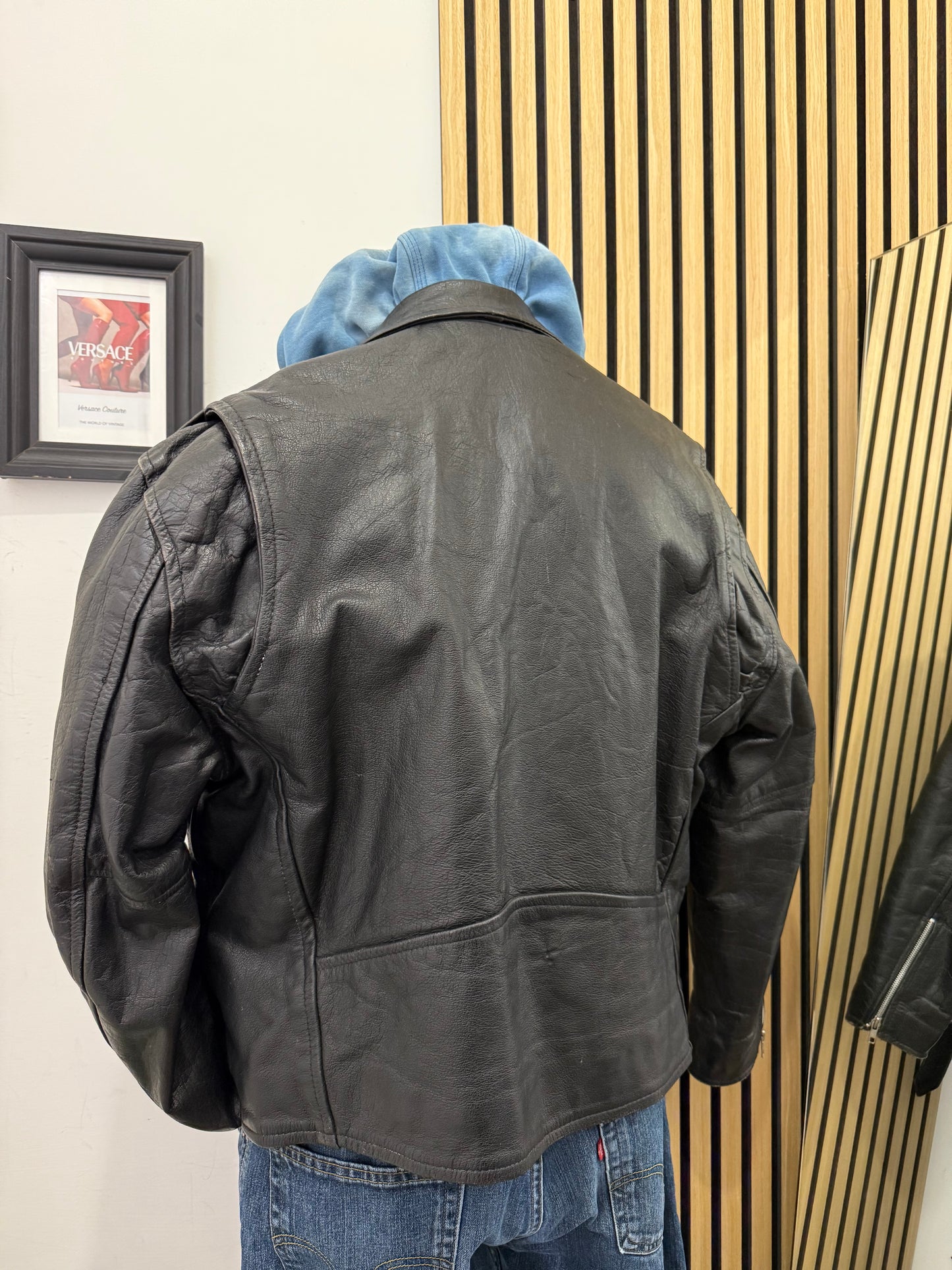 Chiodo in vera pelle, unisex