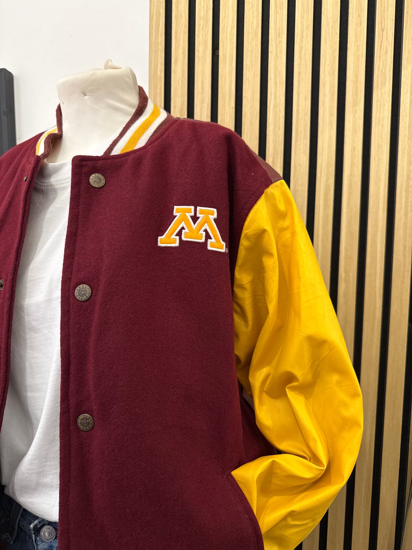 Giacca Varsity Vintage Minnesota Golden Gophers by Steve & Barry's