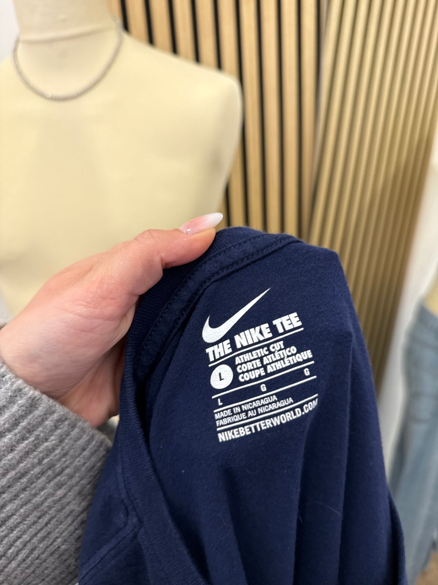 T-Shirt Nike l WVU Mountaineers - Blu Navy