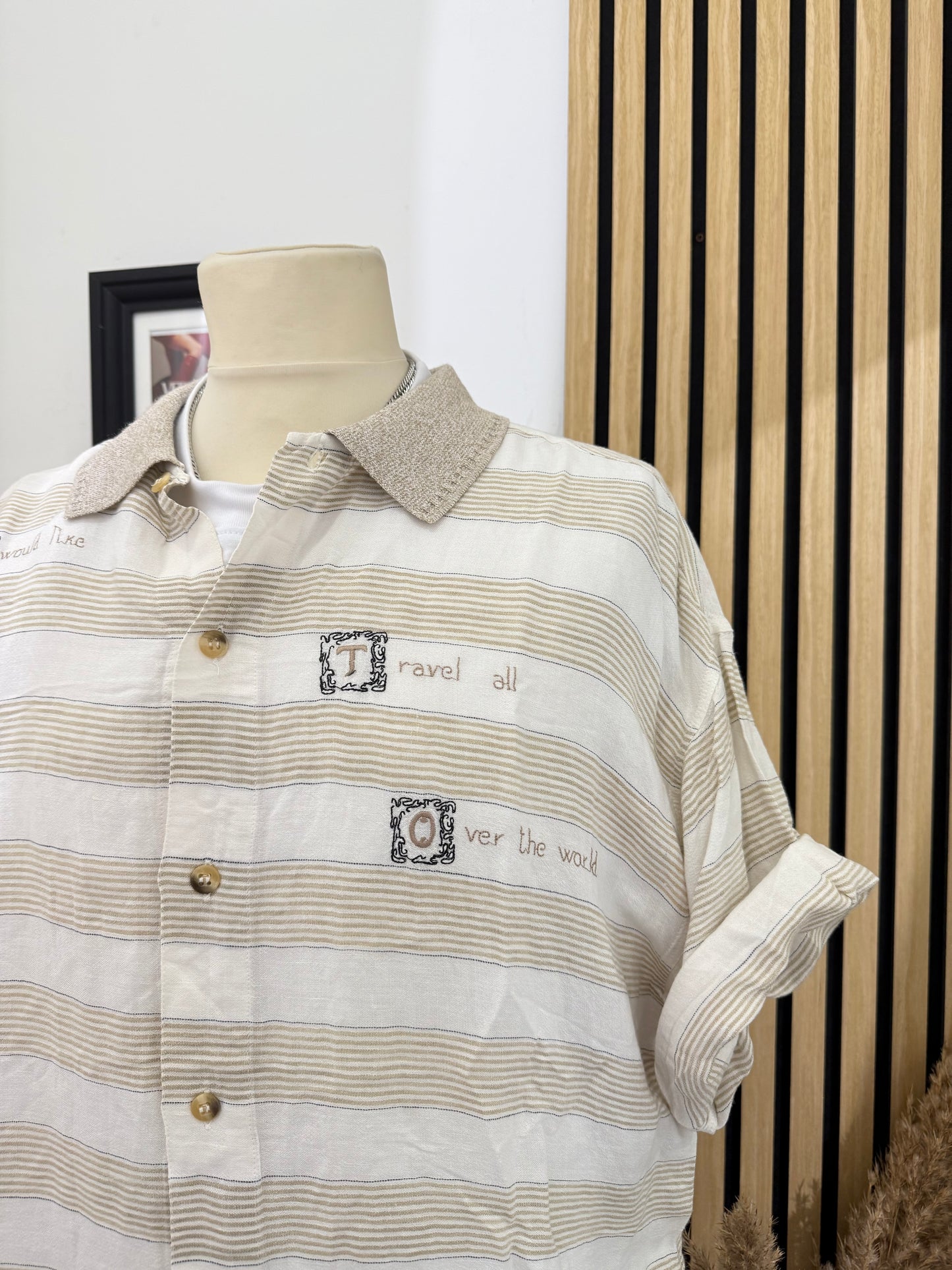 Camicia Vintage cropped fit