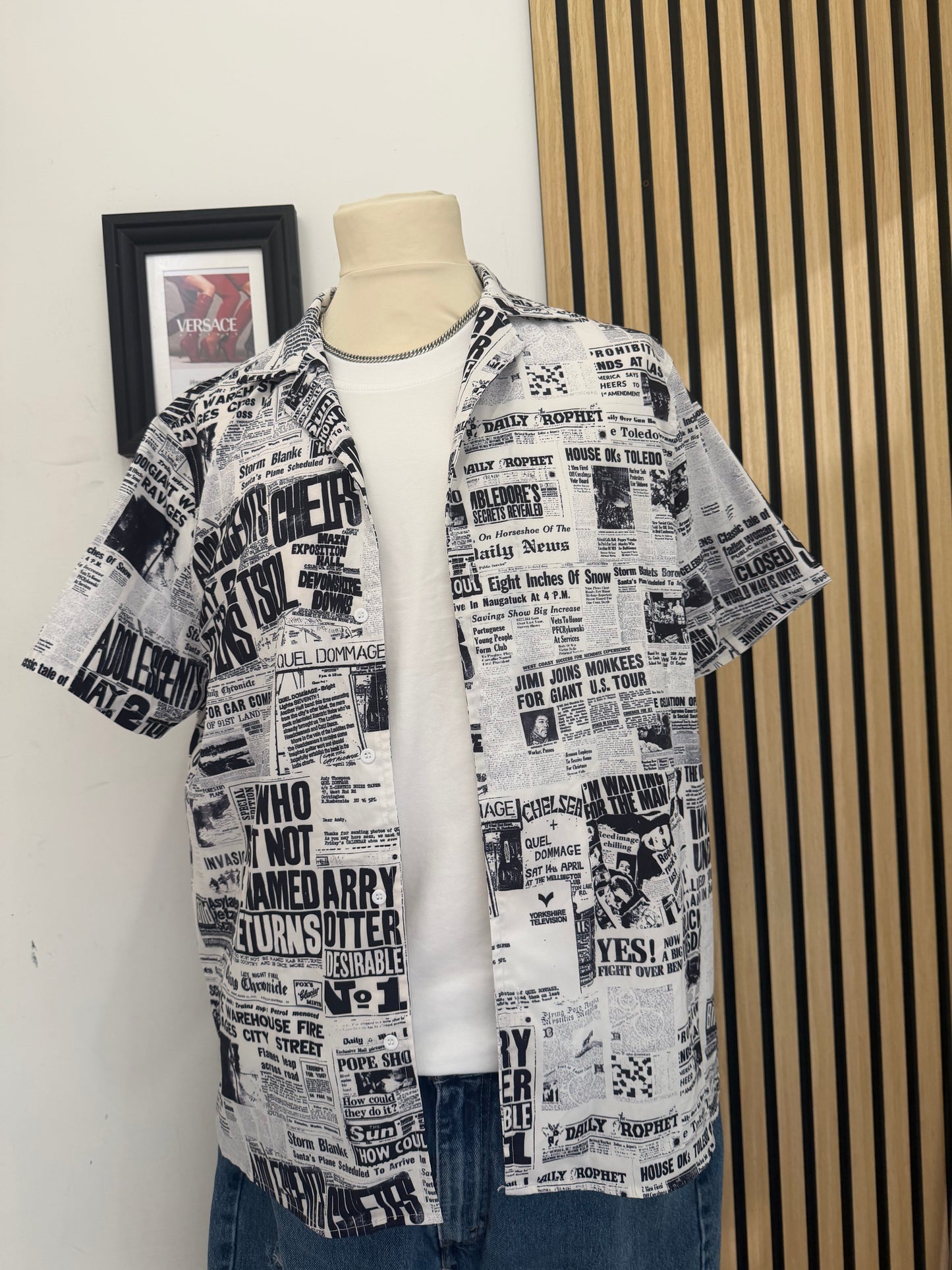 Camicia Vintage a fantasia L