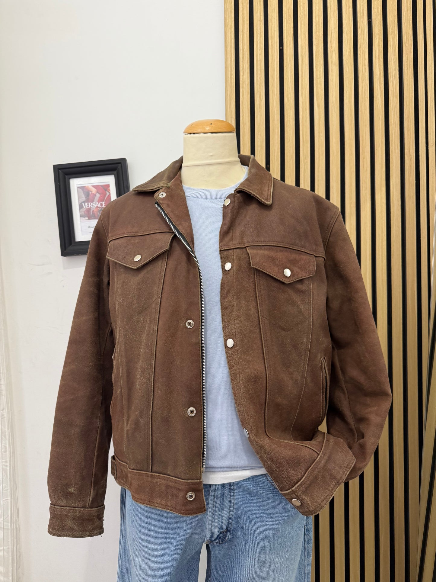 Giacca in Vera Pelle unisex Trapuntata