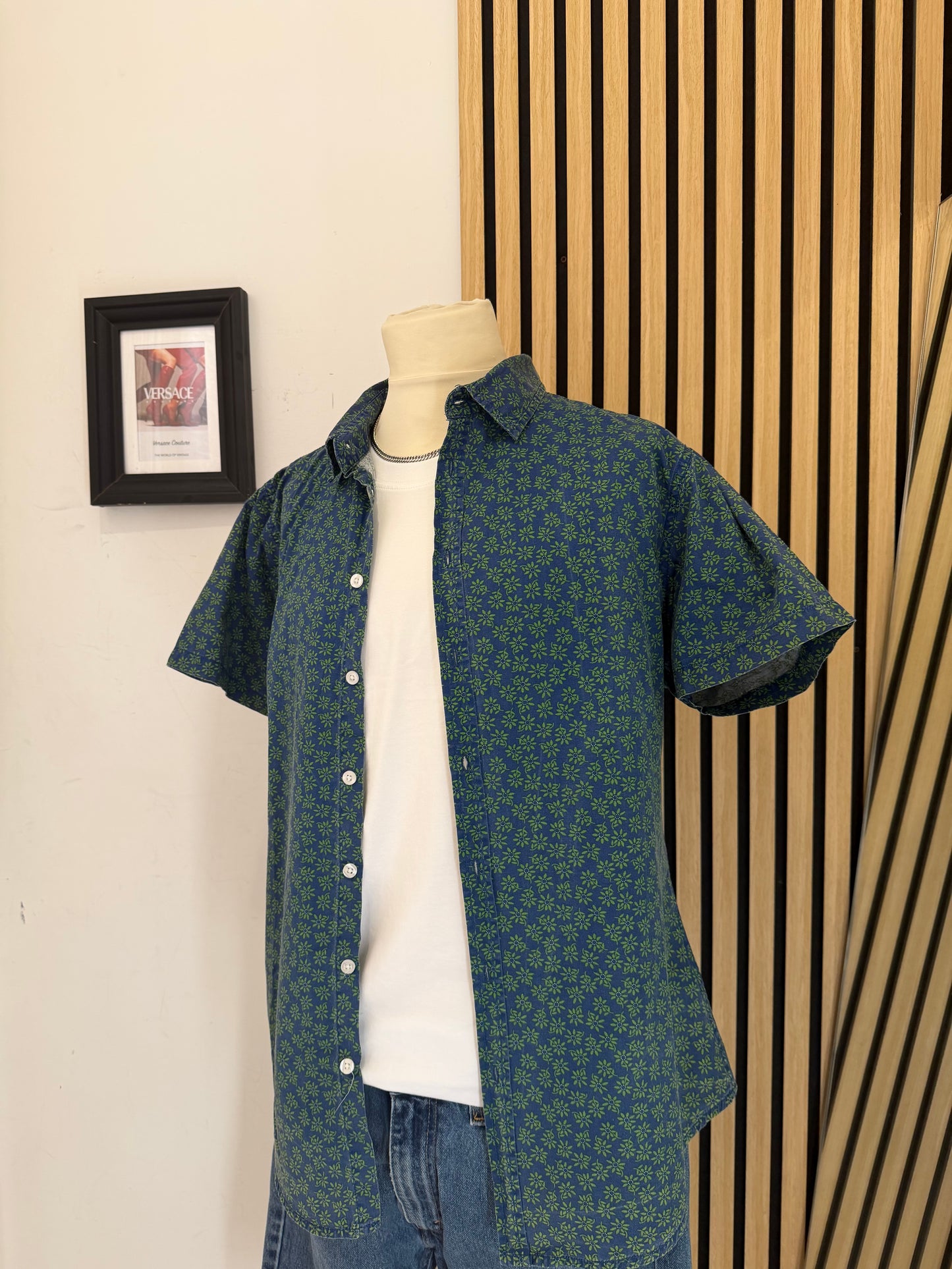 Camicia Vintage a fantasia L slim