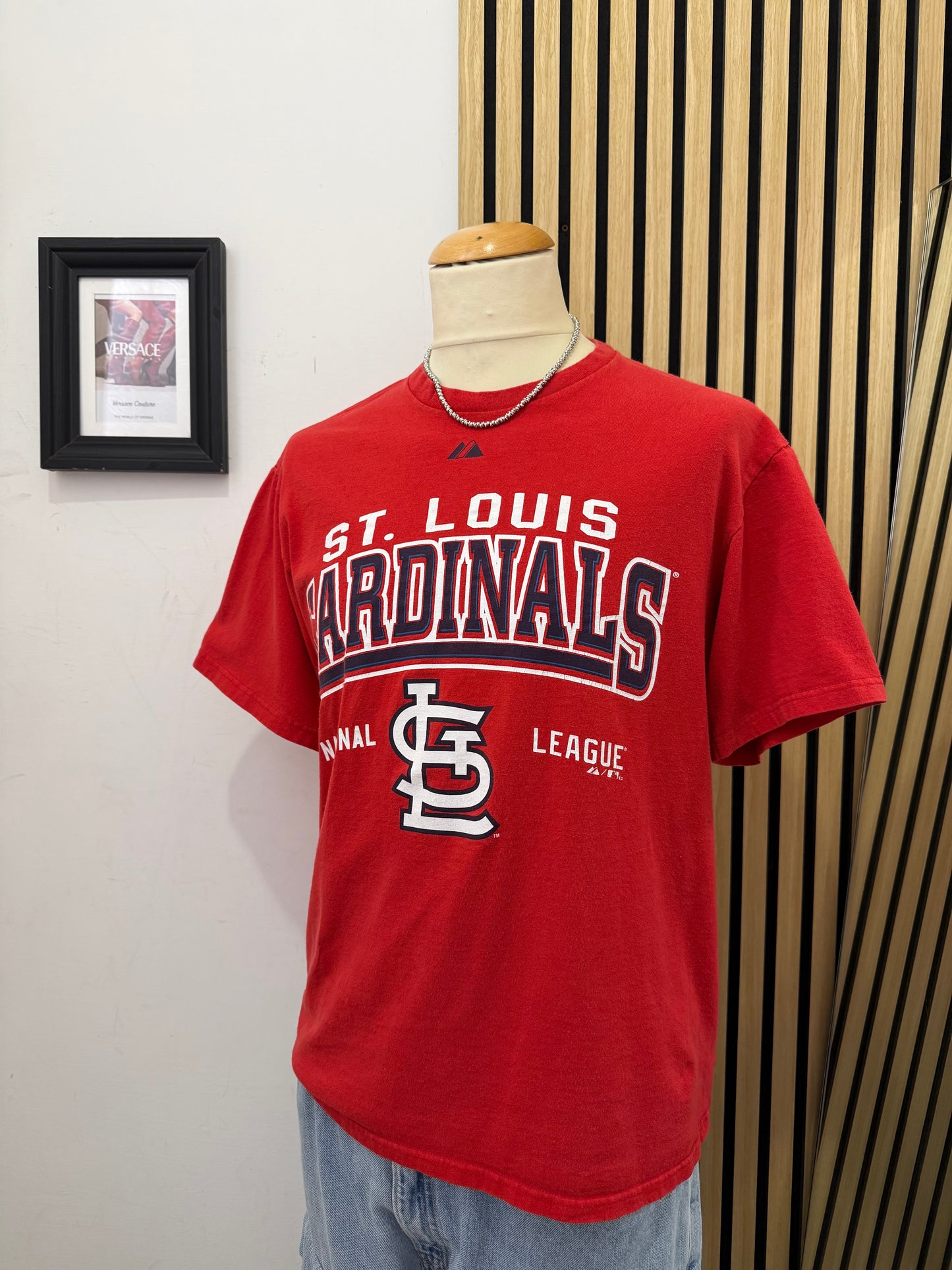 T-shirt vintage St. Louis Cardinals Majestic Athletic