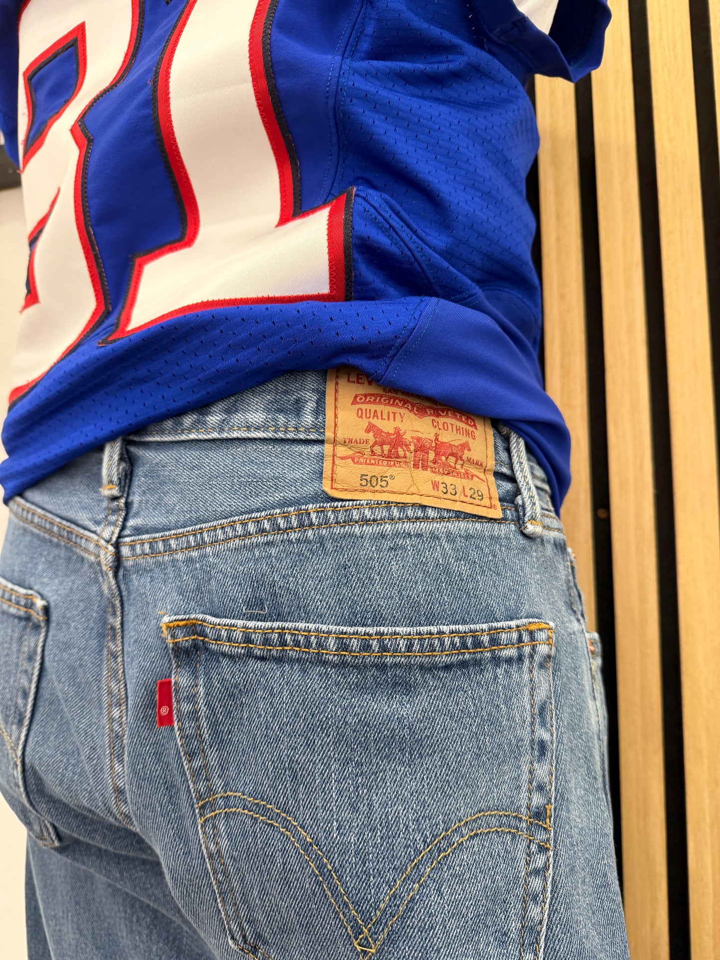 Levi's 505 – Vintage Denim W33 L29 consigliato per 46it — Unisex