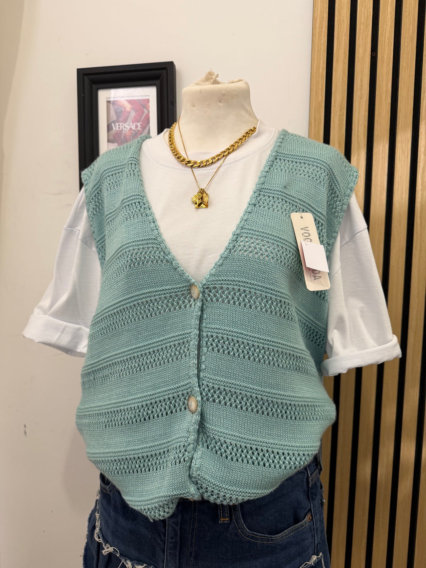 Gilet in Filo Vintage (Nuovo etichettato)