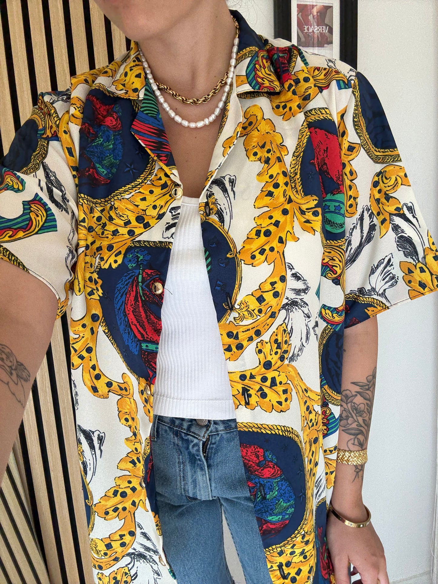 Camicia Vintage a fantasia