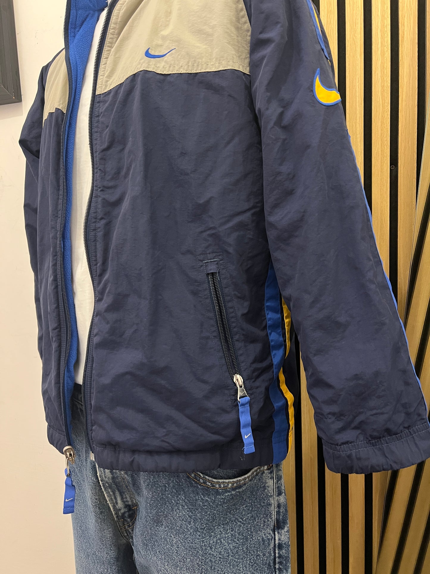 Giacca Nike Vintage Reversibile – Blu/Navy
