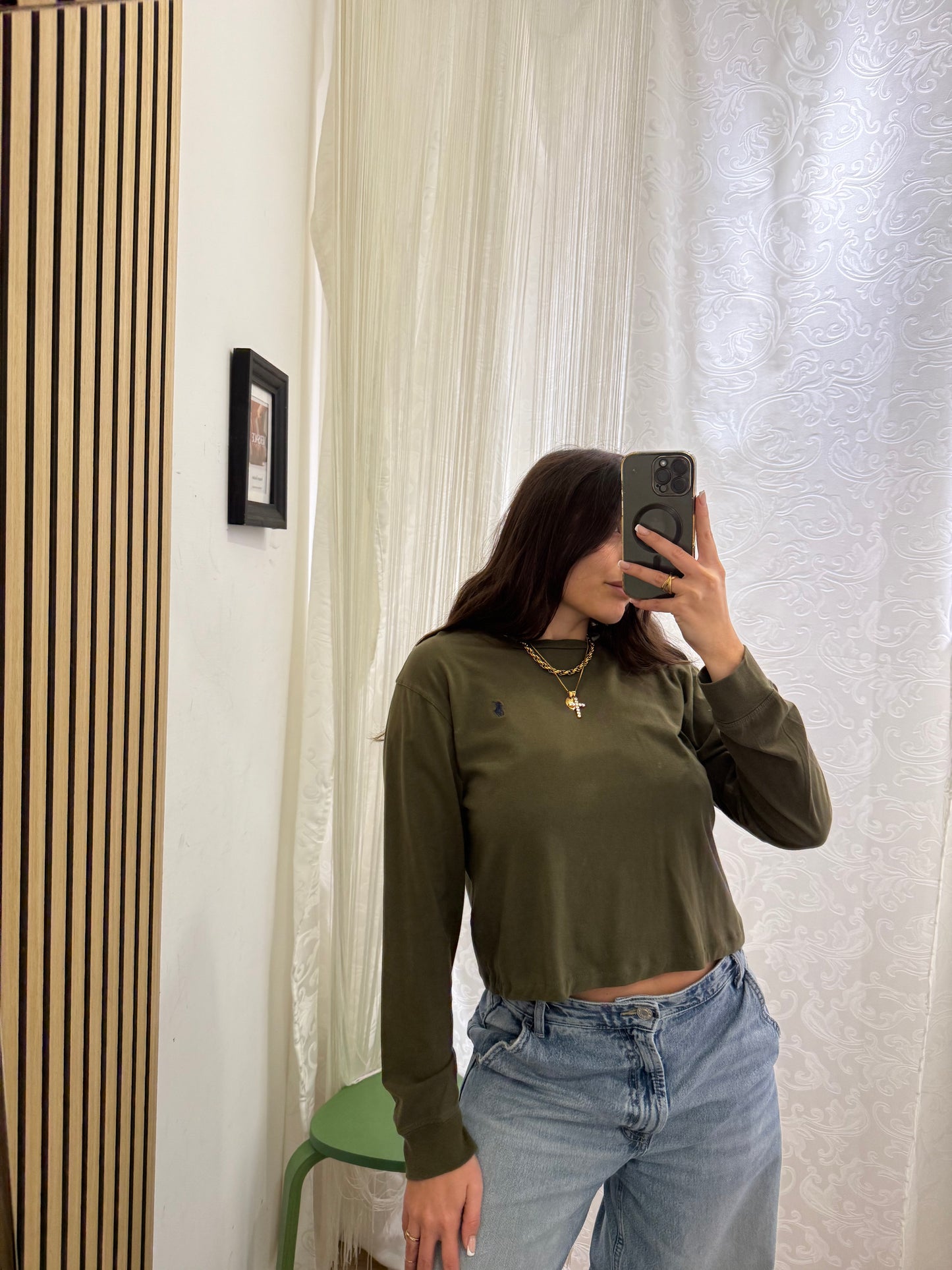 Maglia crop Ralph Lauren