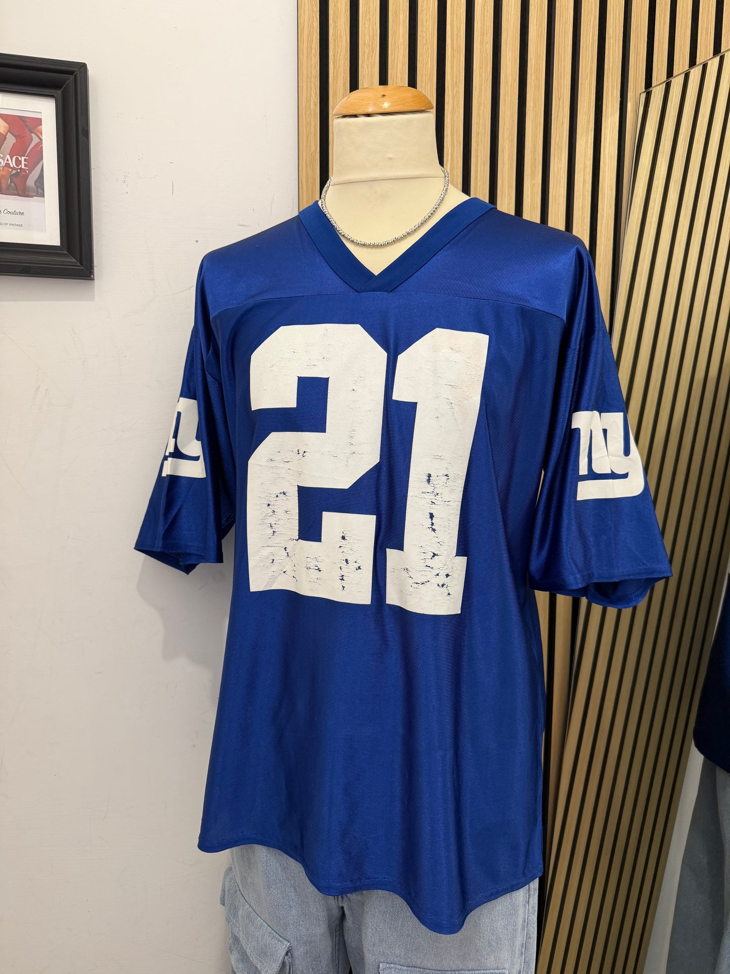 Jersey NFL New York Giants - Tiki Barber #21 | Vintage Ufficiale